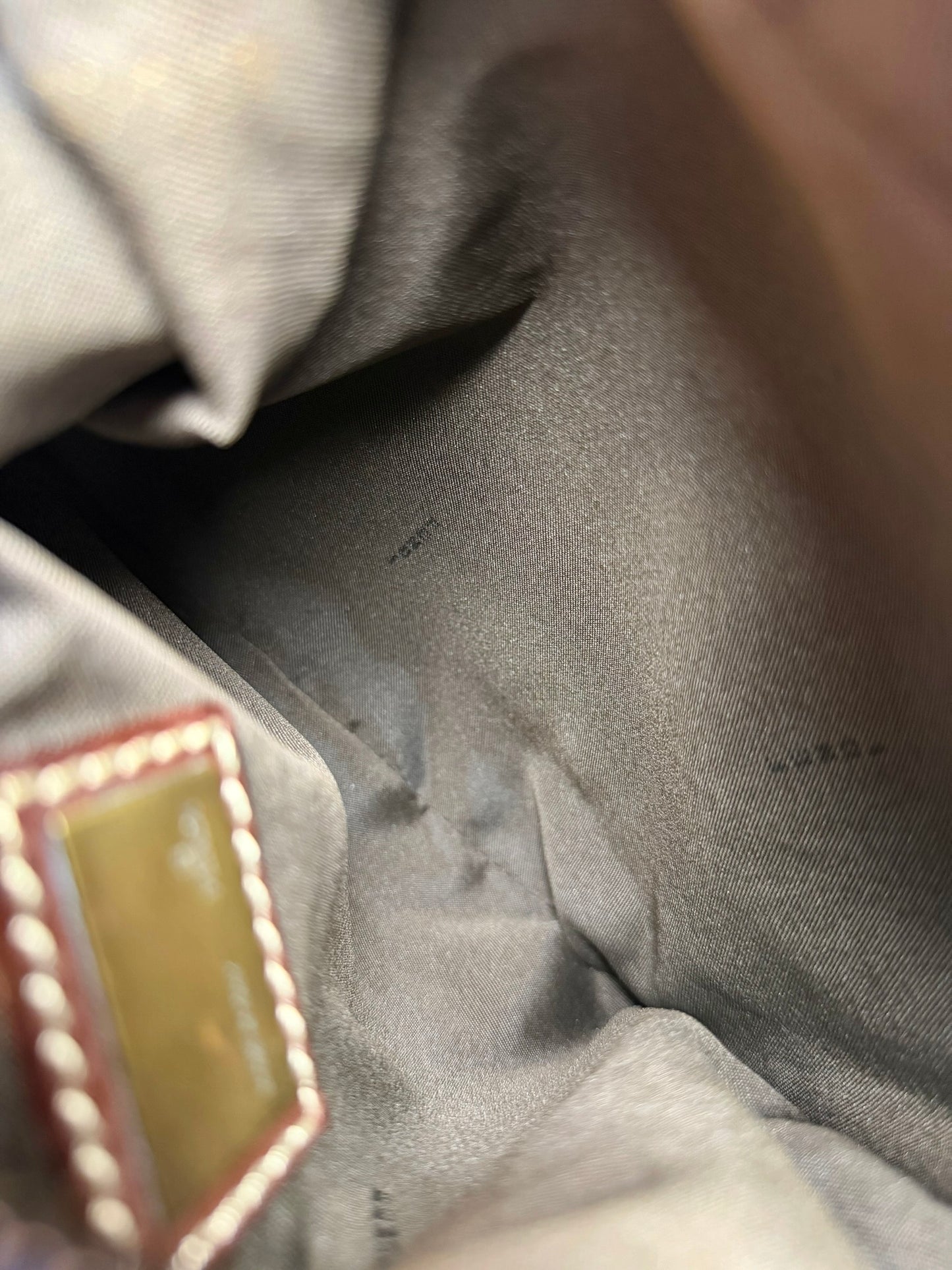 Fendi Denim Oyster Shoulder Bag
