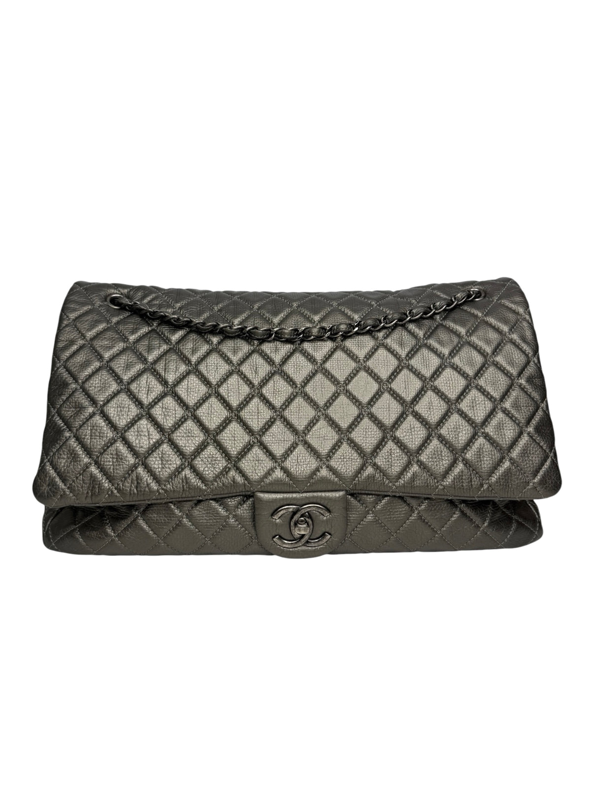 Chanel Metallic XXL Travel Flap Bag T9261