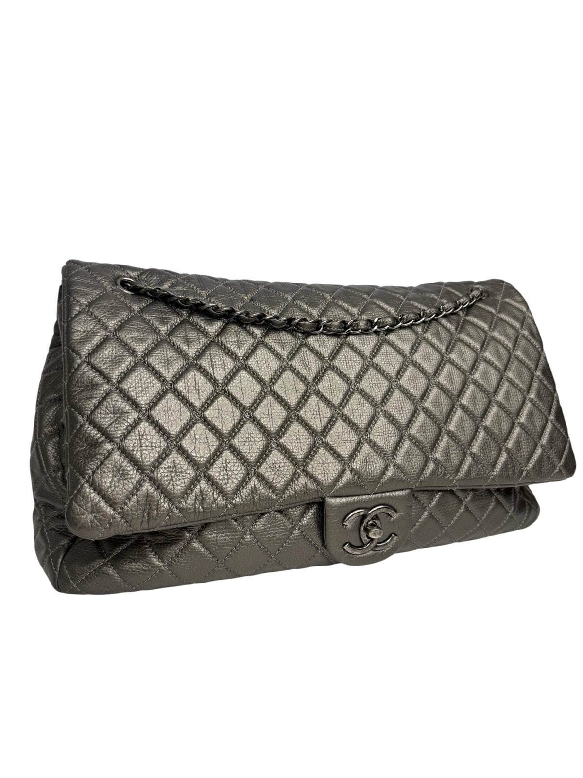 Chanel Metallic XXL Travel Flap Bag T9261