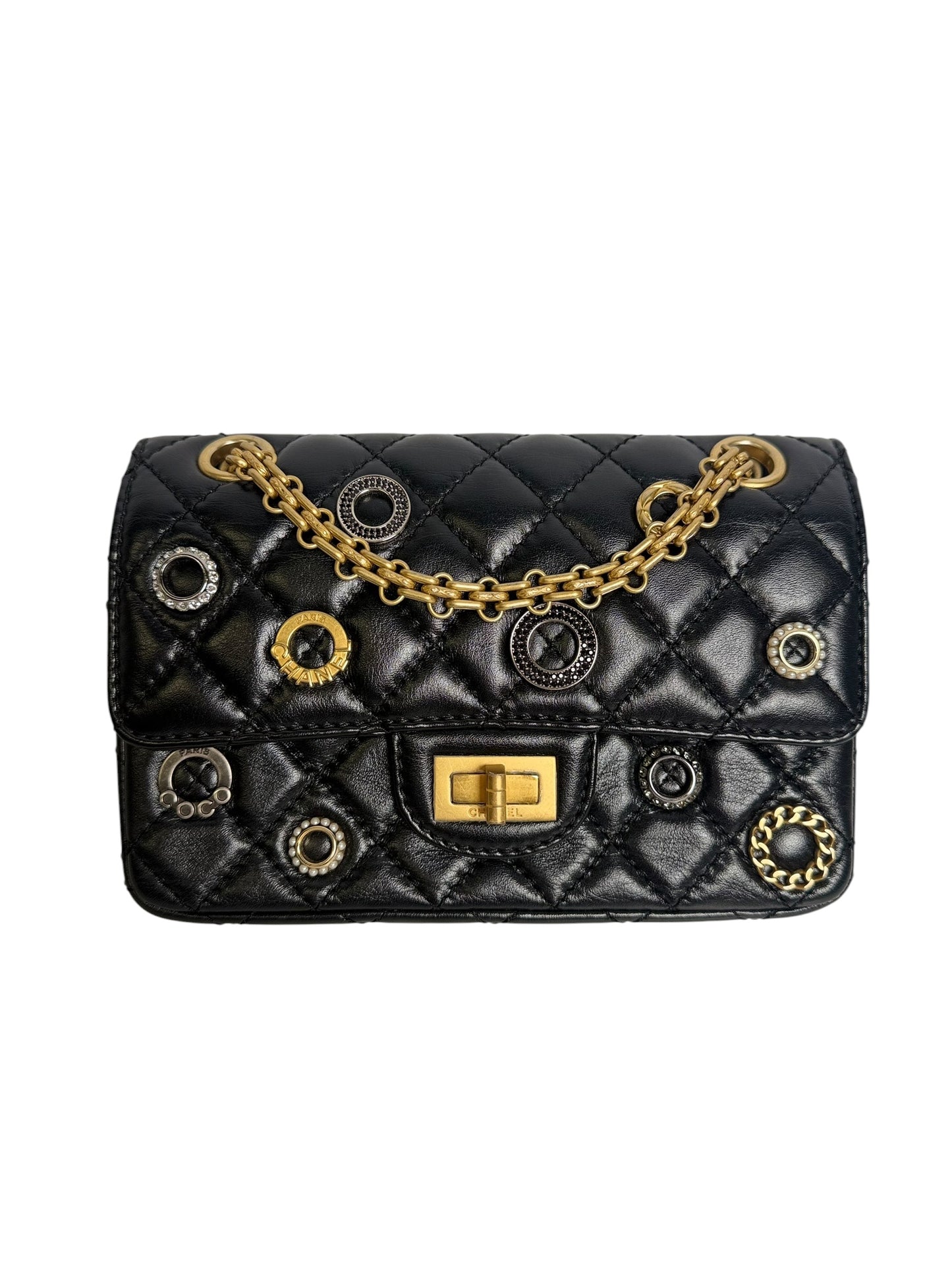 Chanel 2.55 Reissue Mini Crystal Charms T1045