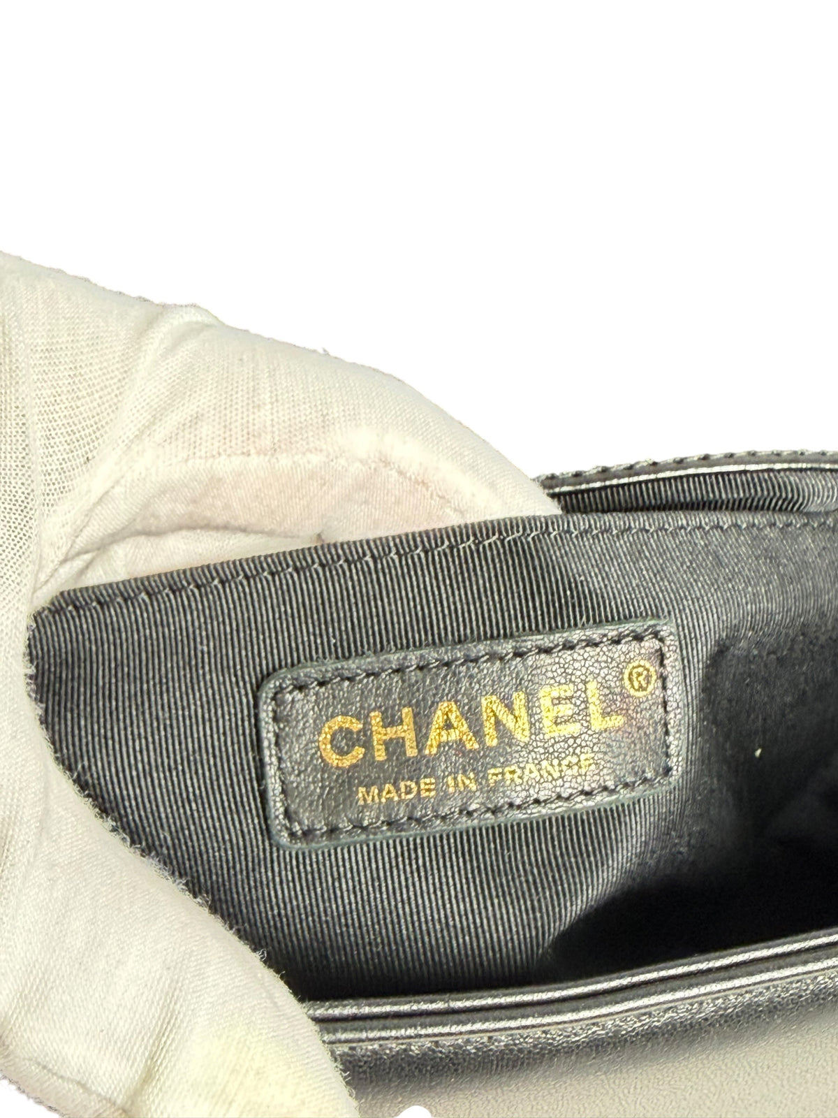 Chanel Lambskin Quilted Medium Boy Flap T7532