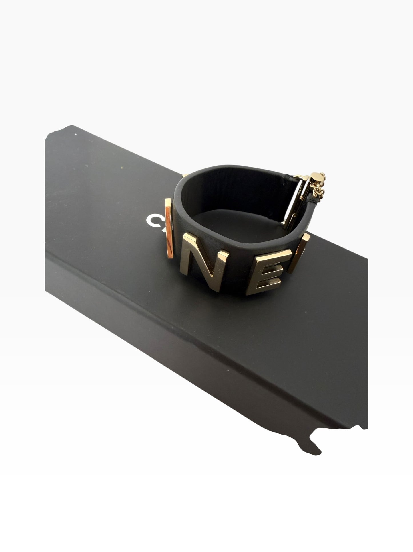 Chanel Leather Cuff GHW