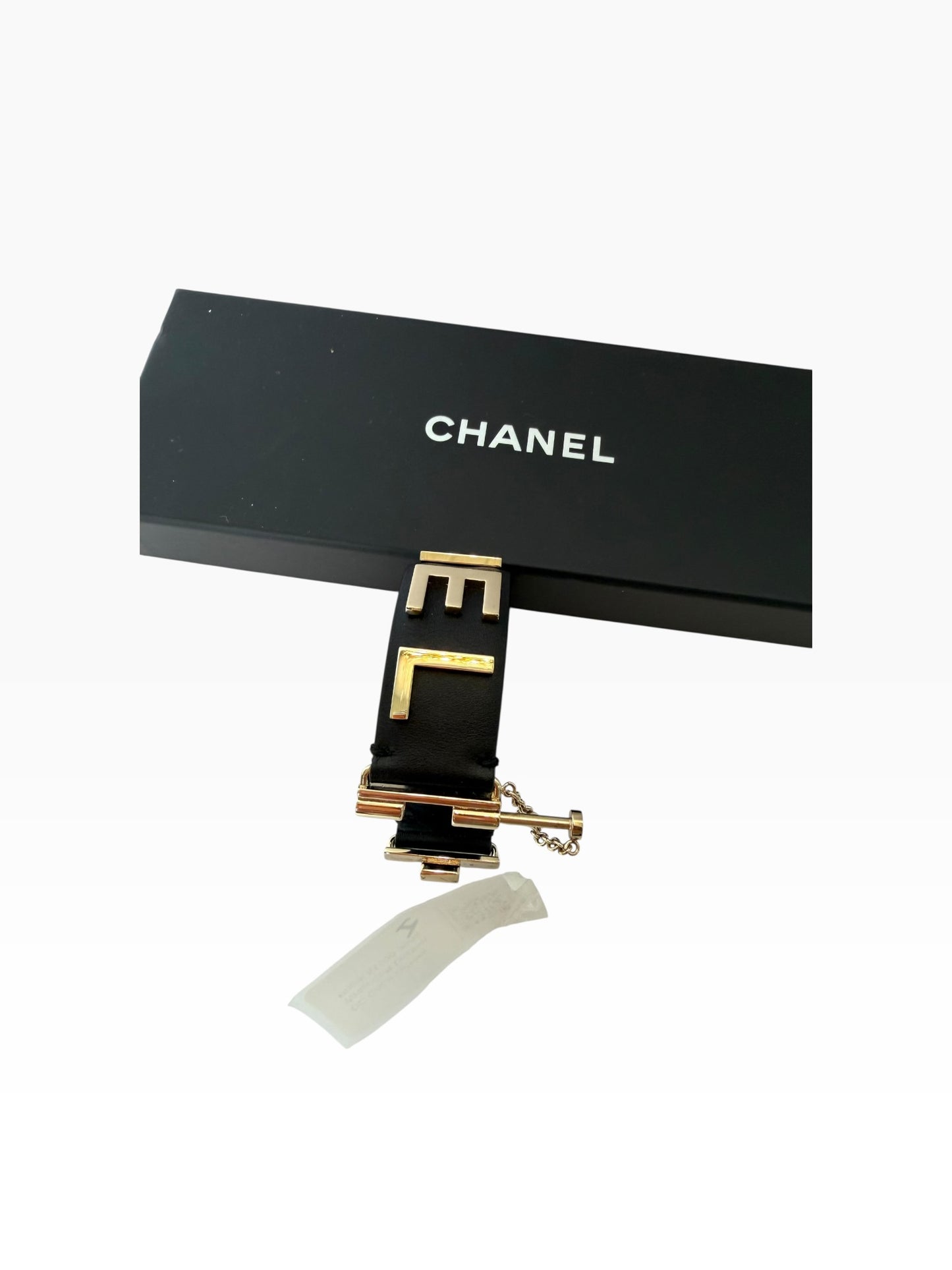 Chanel Leather Cuff GHW