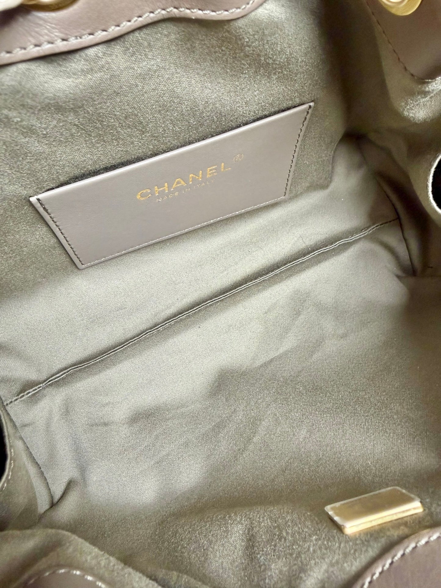 Chanel 25 Pony Hair Mini Dark Brown