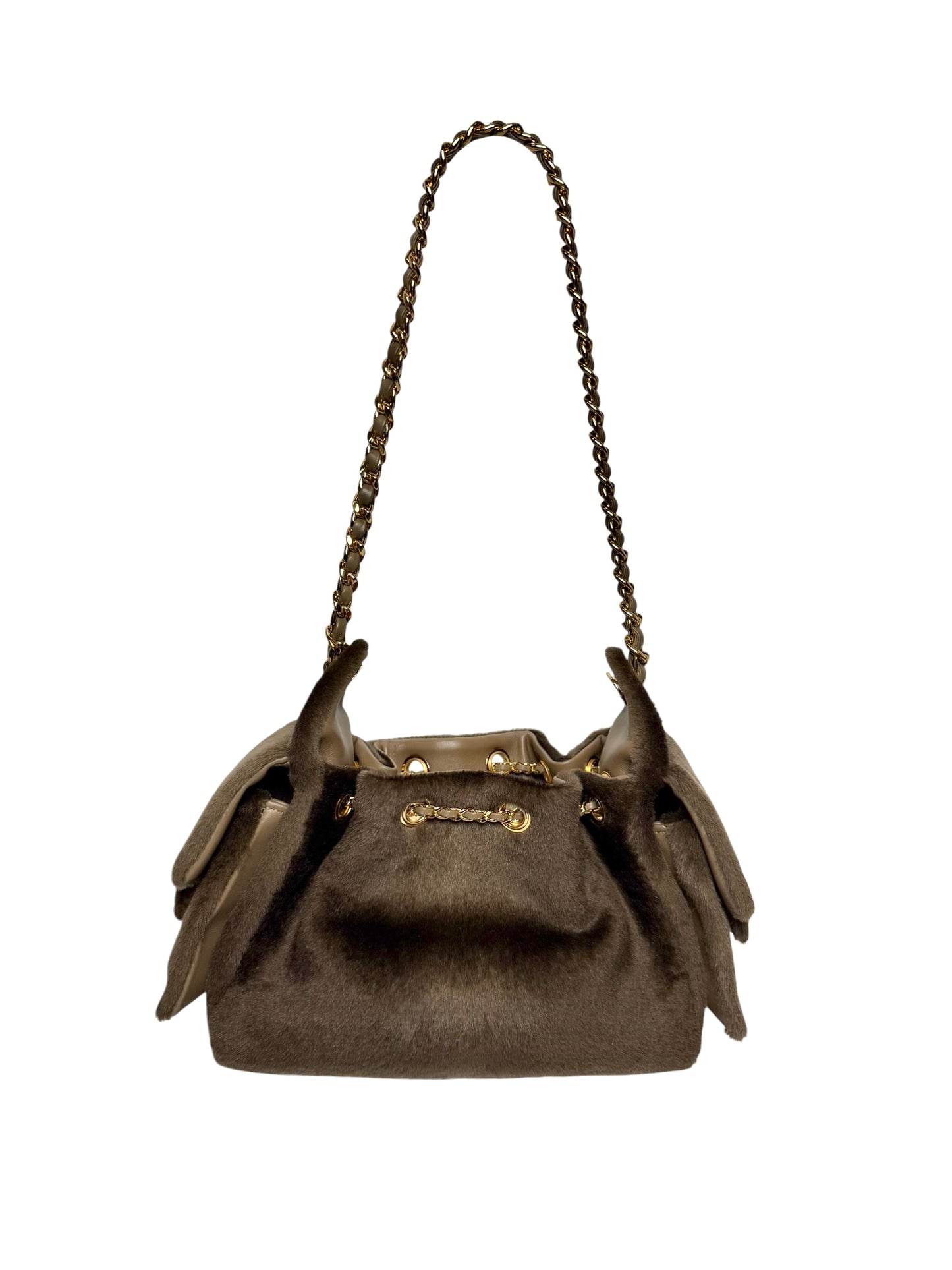 Chanel 25 Pony Hair Dark Brown