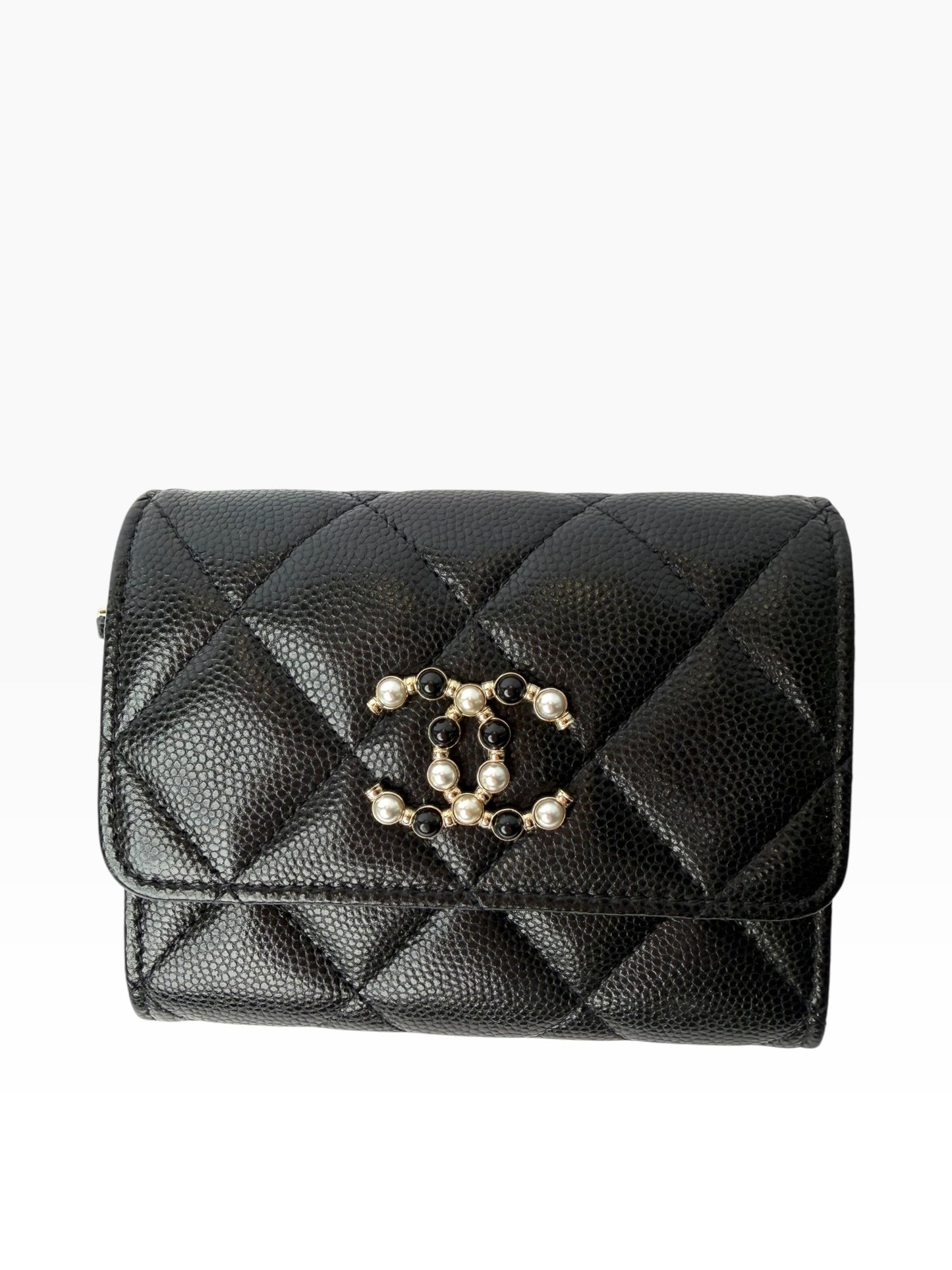 Chanel Black Caviar Micro WOC