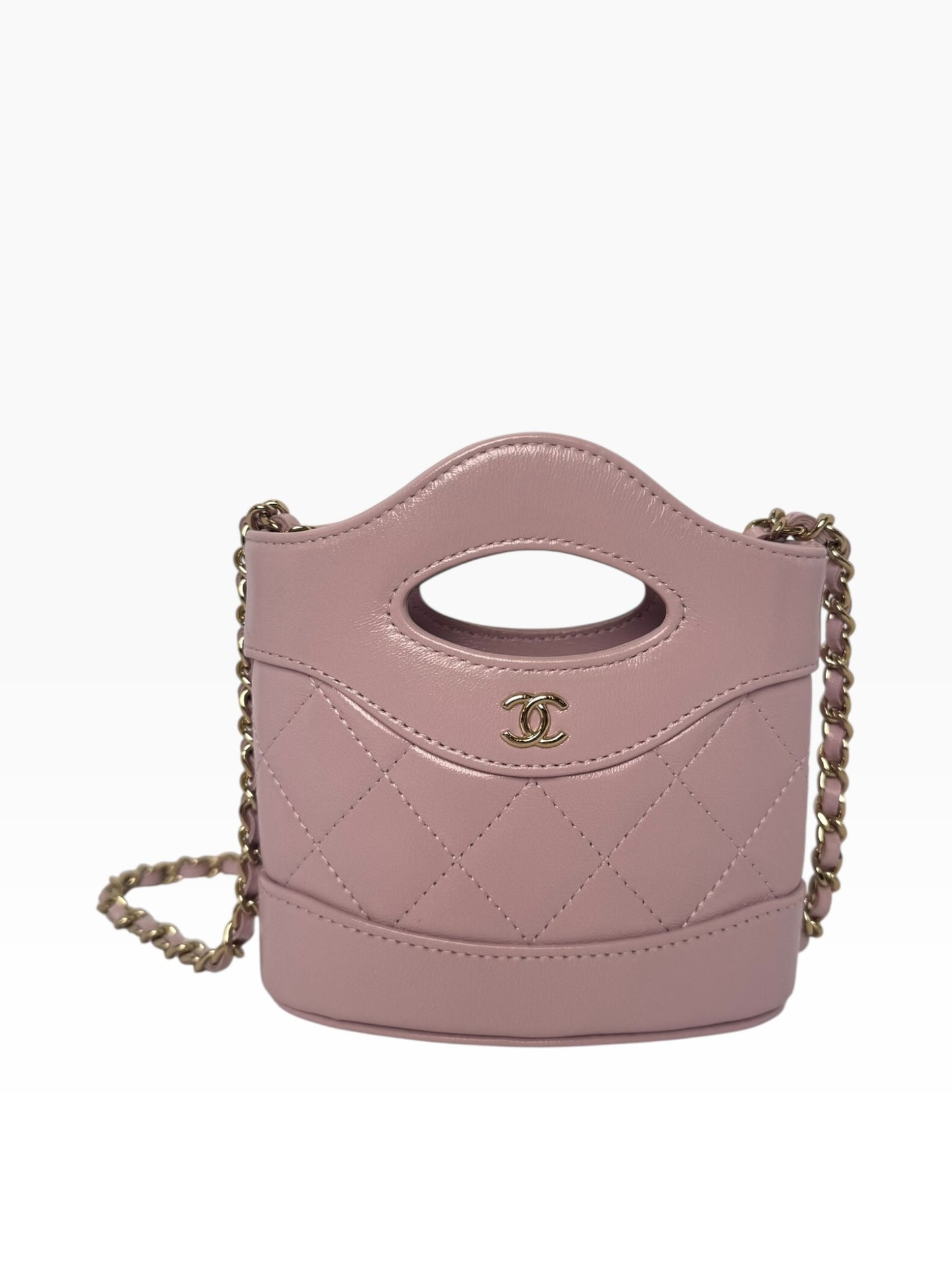 Chanel Nano Shopping Bag Lavender Crossbody
