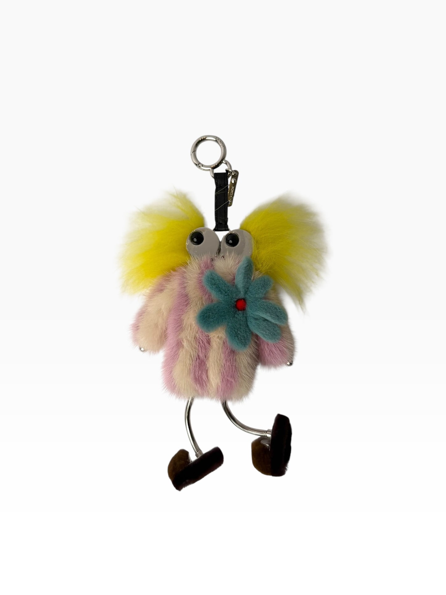 Fendi Mink Fur Monster Charm FULL SET