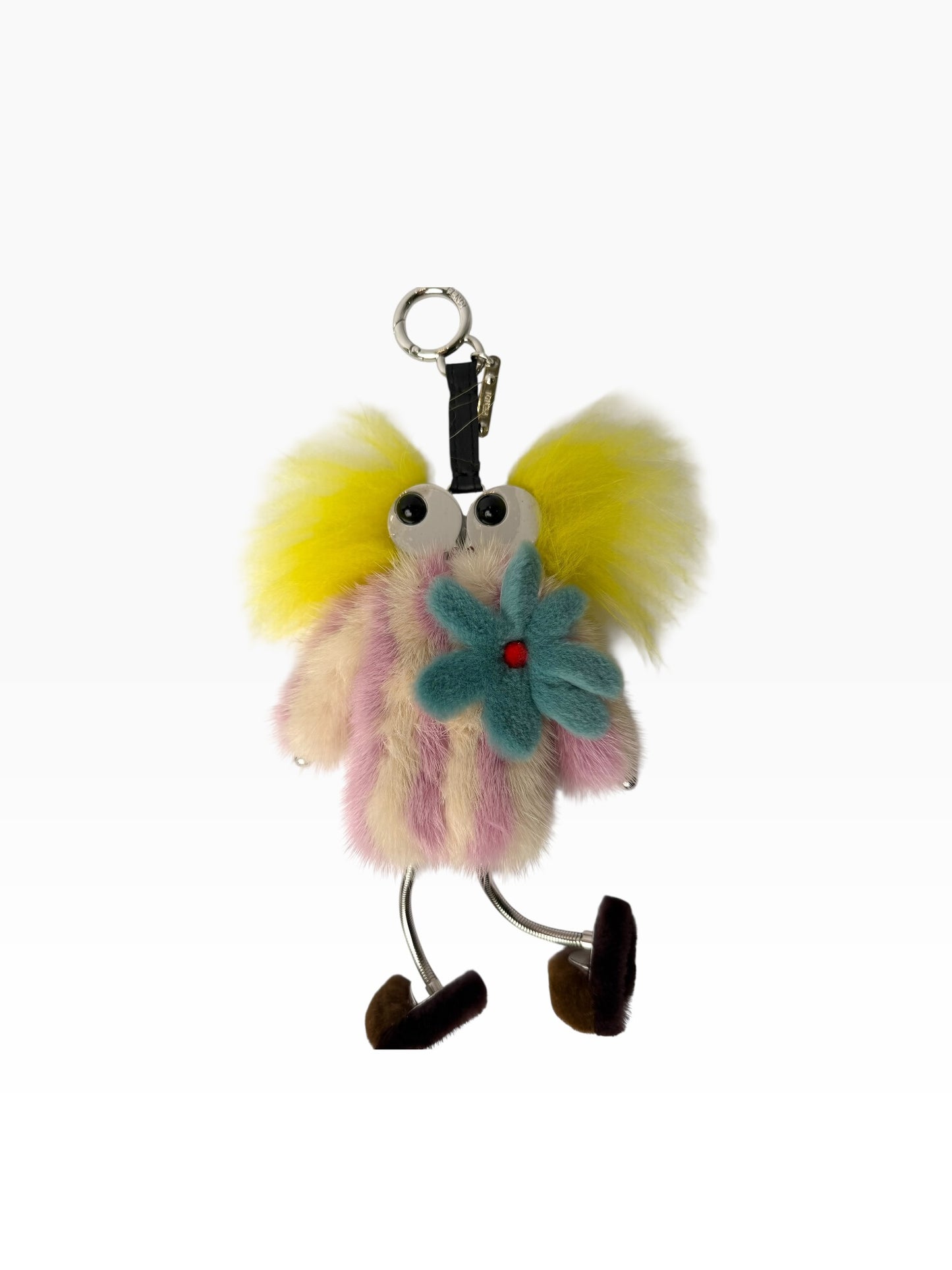 Fendi Mink Fur Monster Charm FULL SET