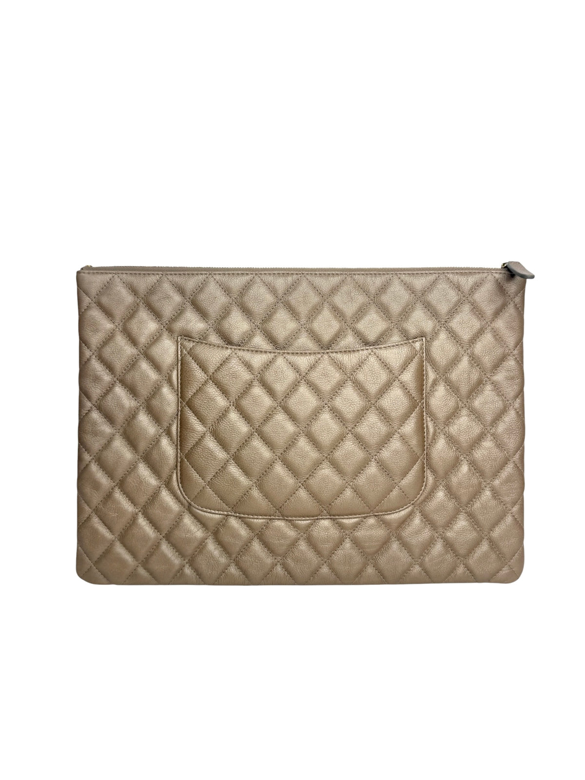 Chanel Iridescent Tan Reissue O Case Large T9199