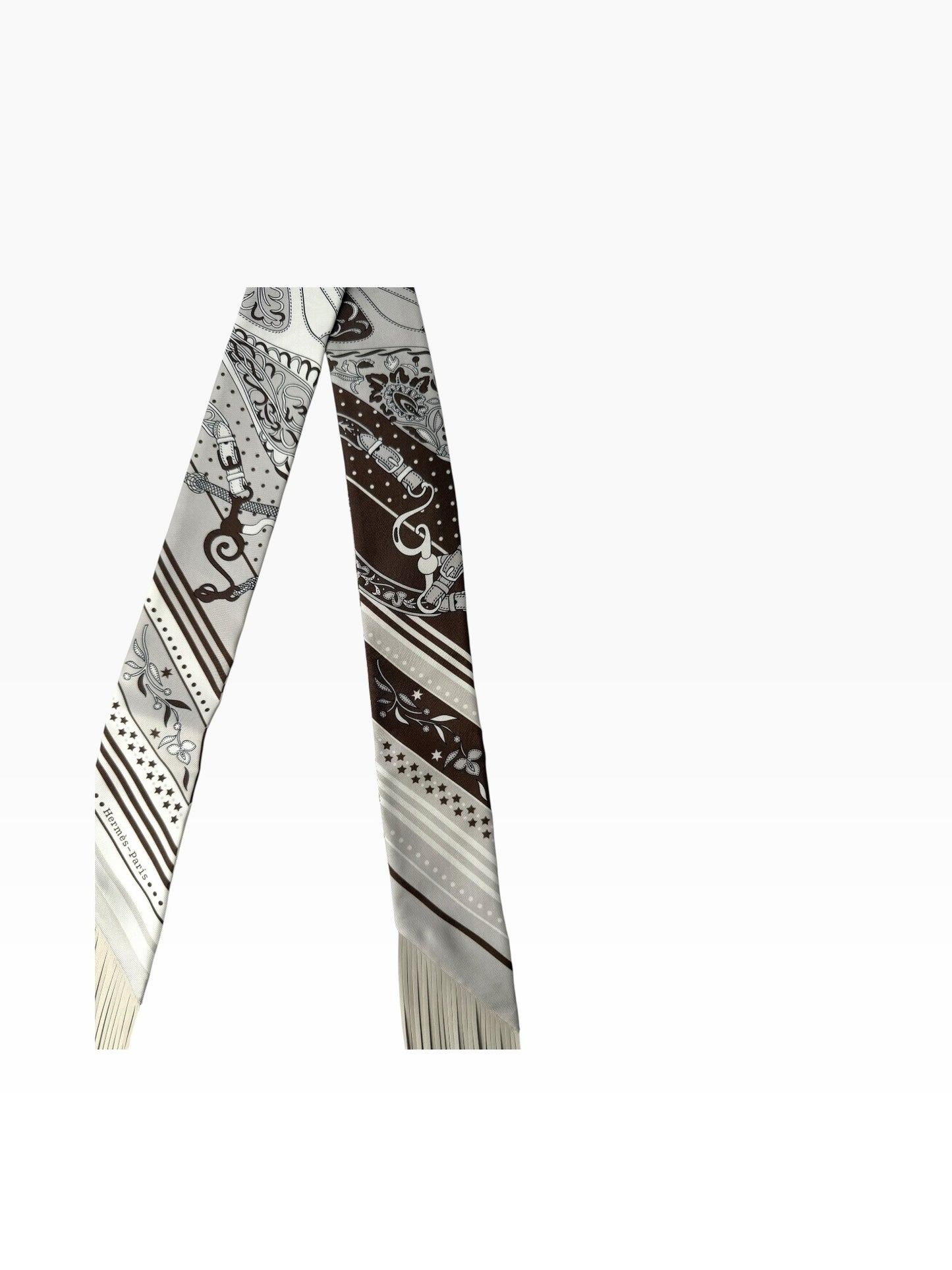 Hermes Fringe Twilly FULL SET