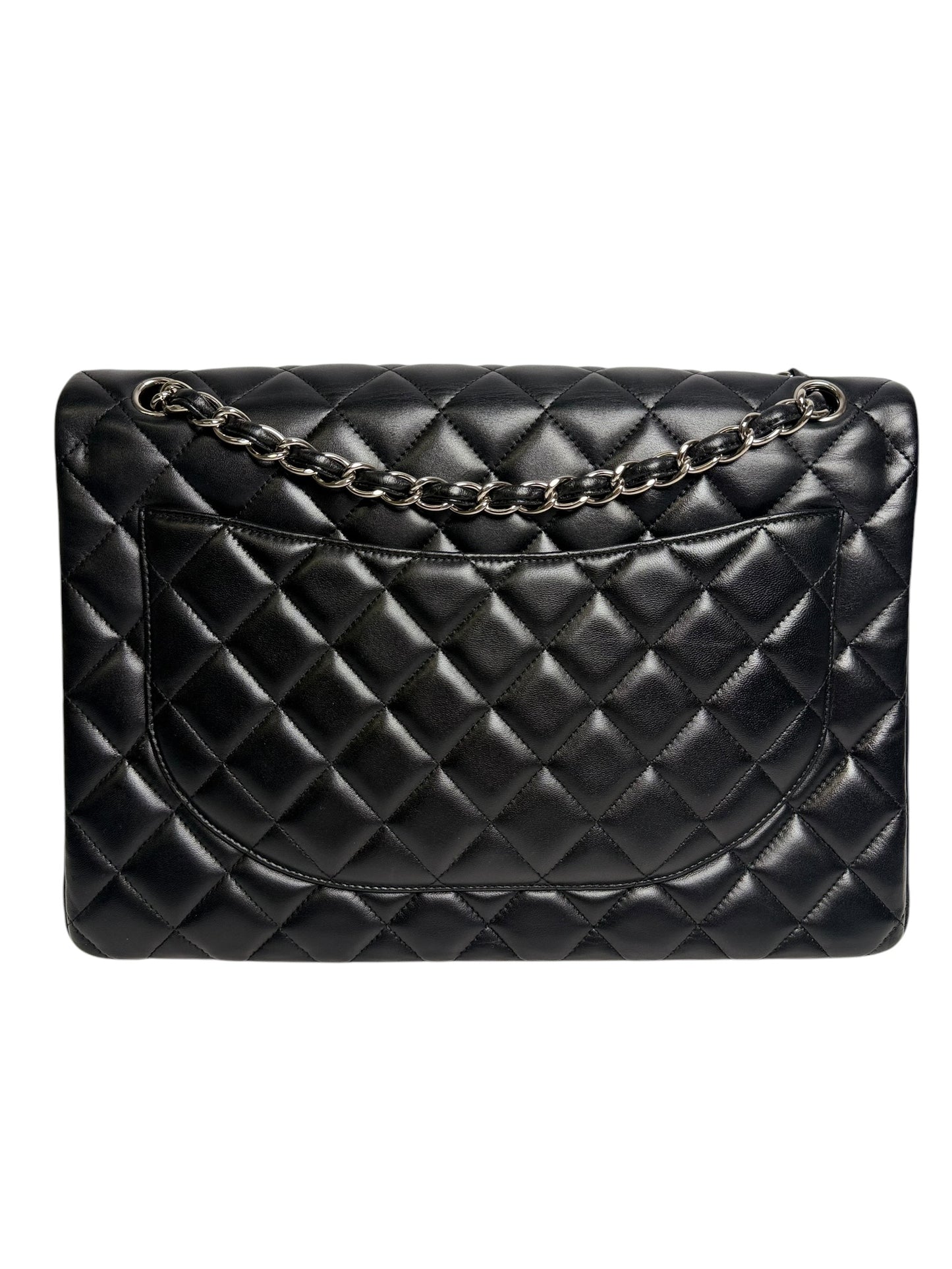Chanel Classic Double Flap Bag Small Black Lambskin T1049