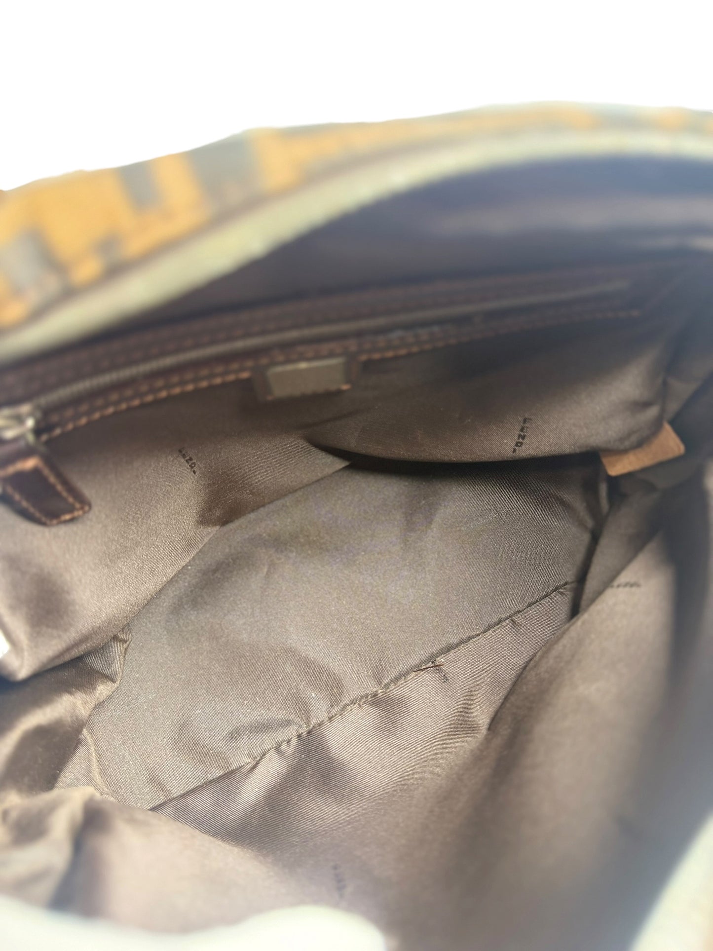 Fendi Zucca Canvas Boston Bag T8359