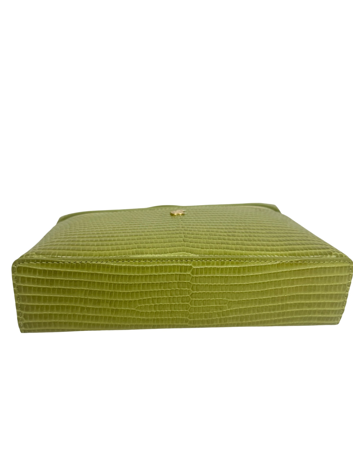 Chanel Green Lizard Slim Vanity T9257