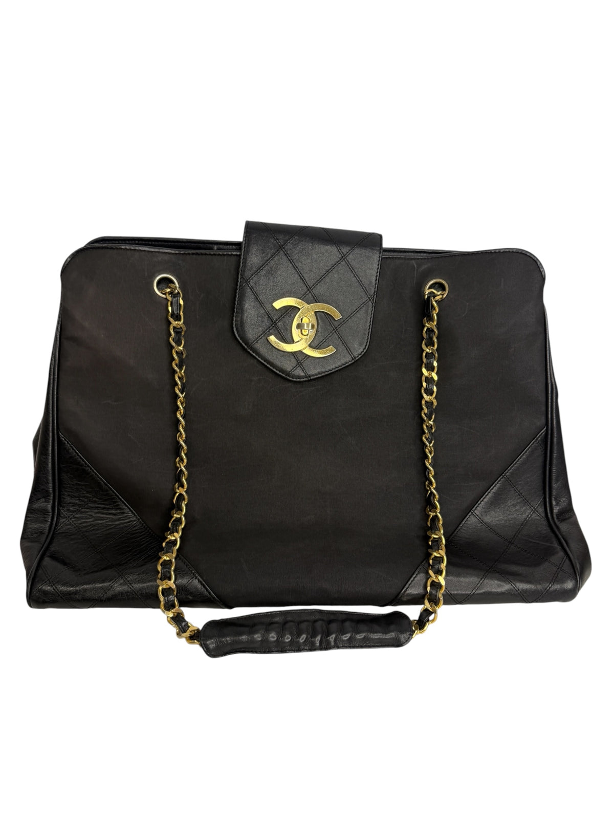 Chanel Supermodel XL Canvas Black T9263