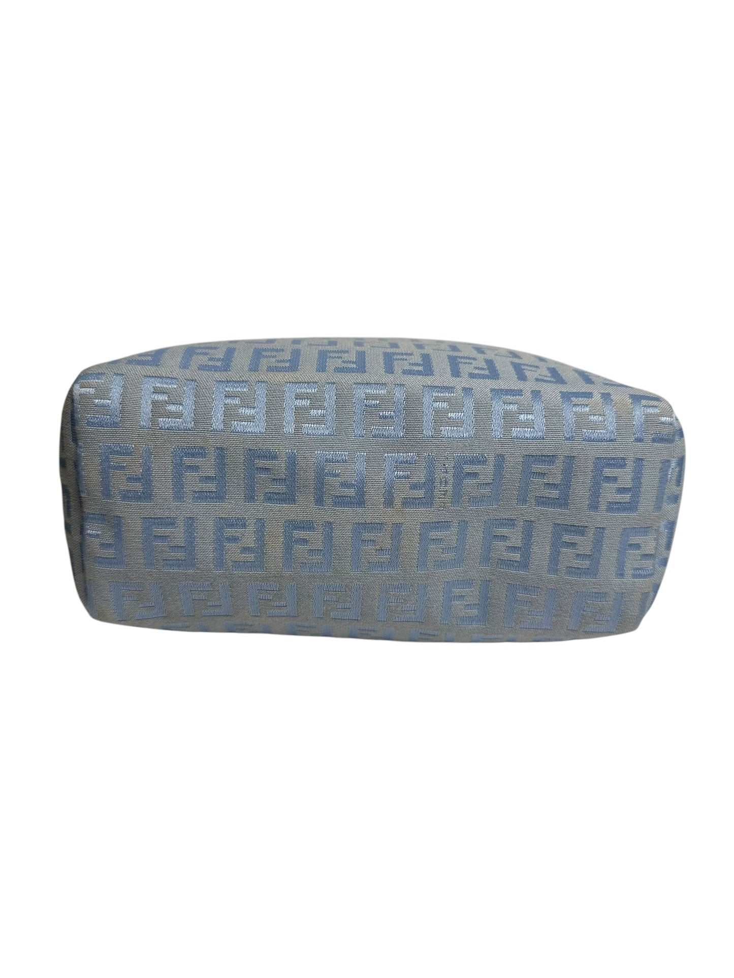 Fendi Zucchino Canvas Mini Tote Blue T8573