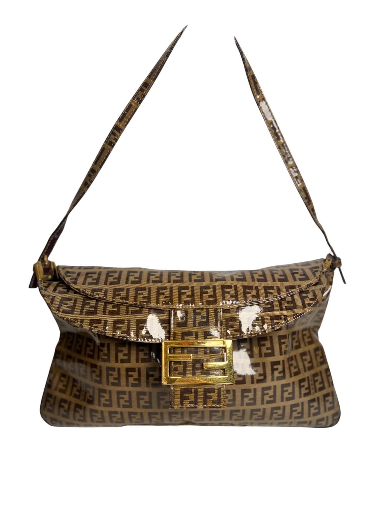 Fendi Zucchino Vinyl Mamma Baguette T7958