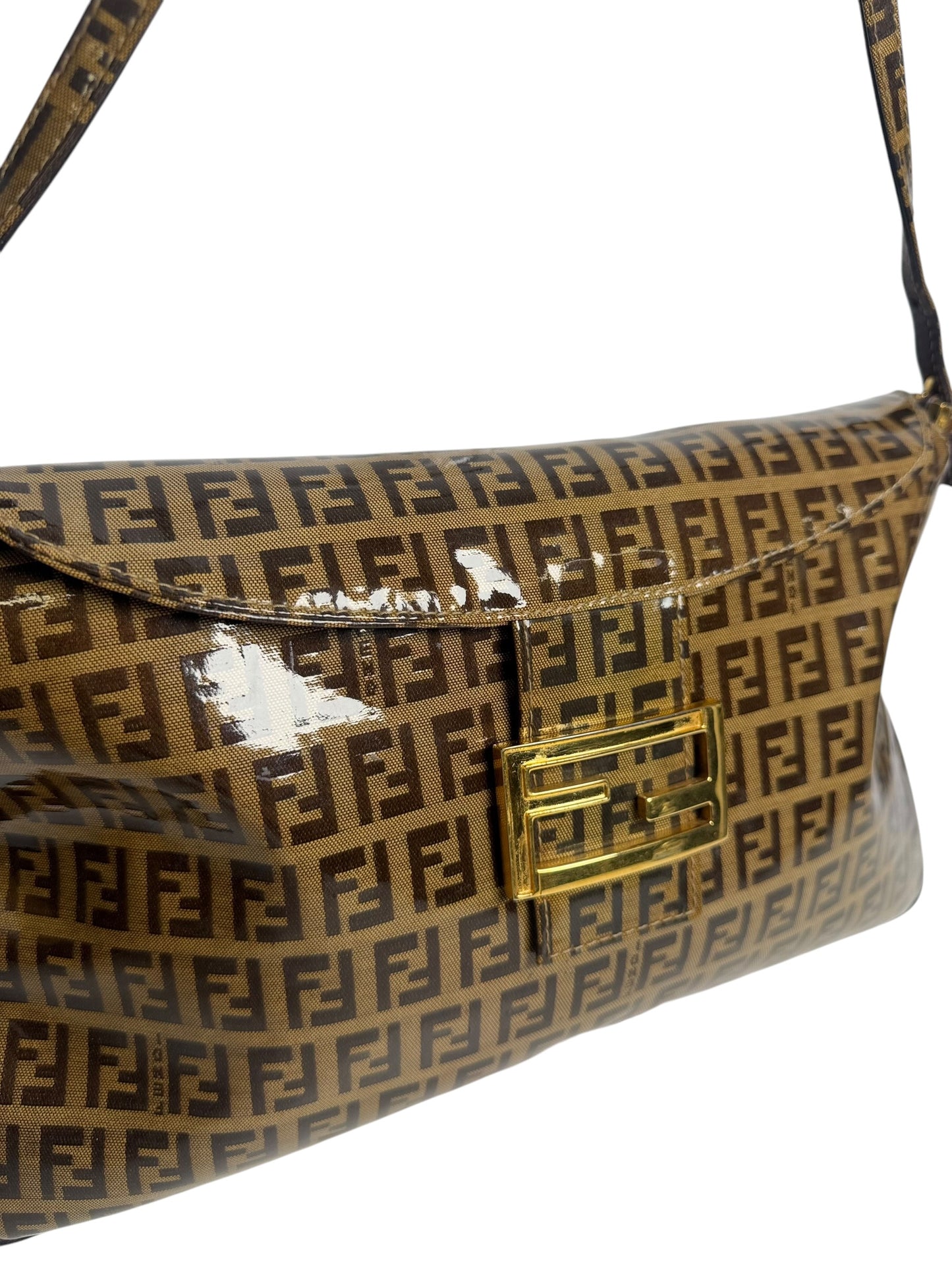 Fendi Zucchino Vinyl Mamma Baguette T7958