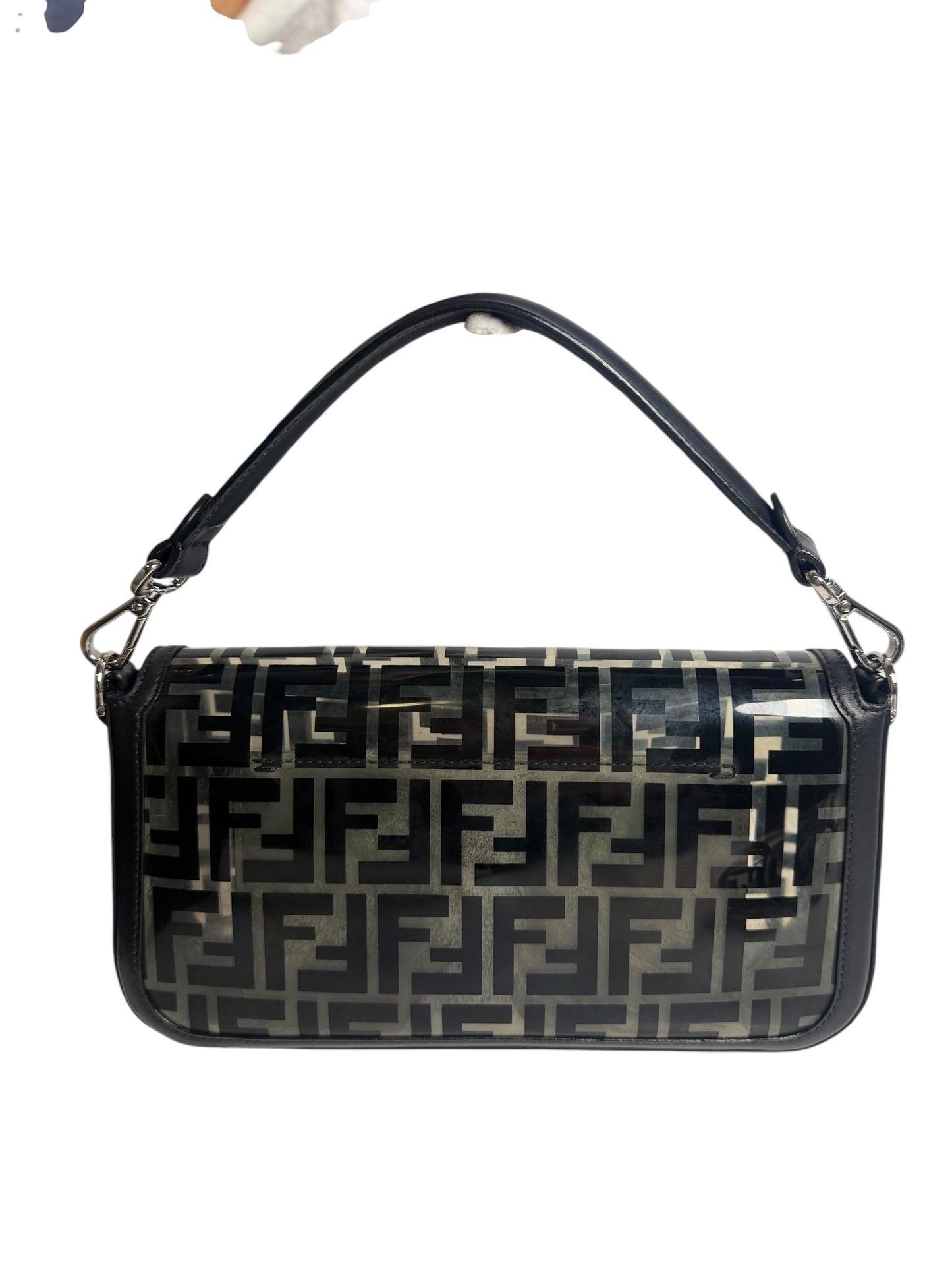 Fendi Zucca Medium Baguette bag Transparent PVC T8140