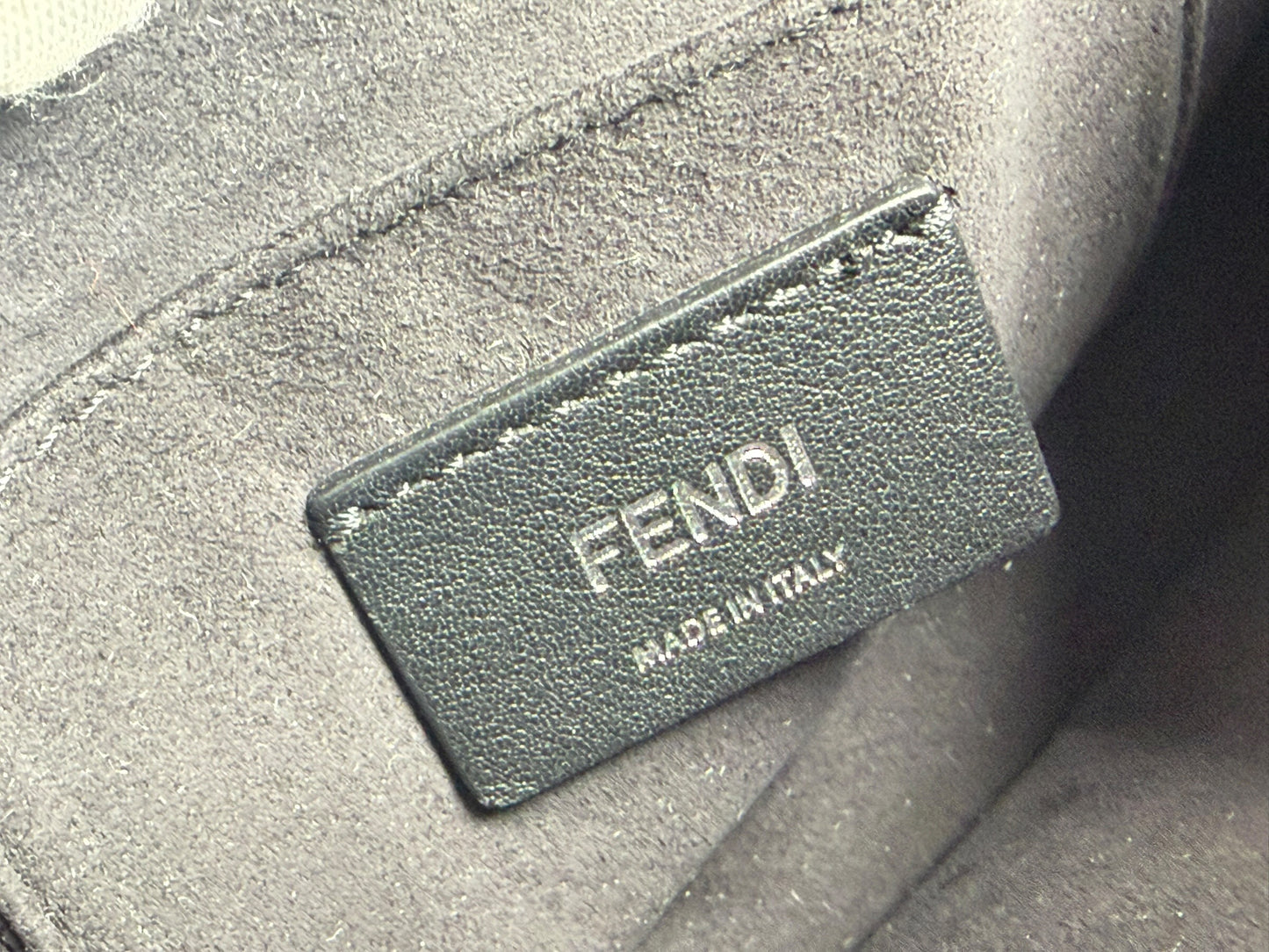 Fendi Small Kan I Leather Shoulder Bag T7428