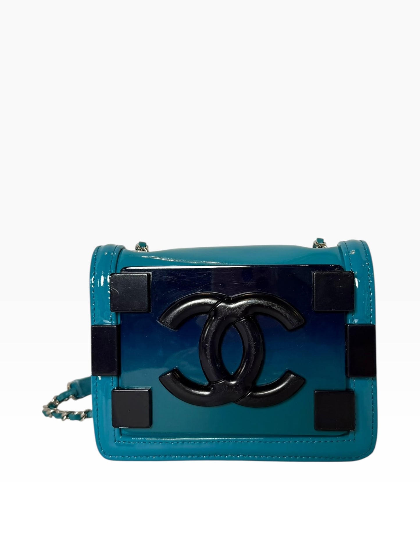 Chanel Patent Ombre Blue SHW