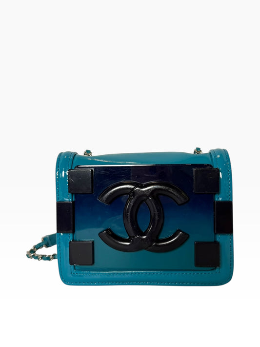 Chanel Patent Ombre Blue SHW