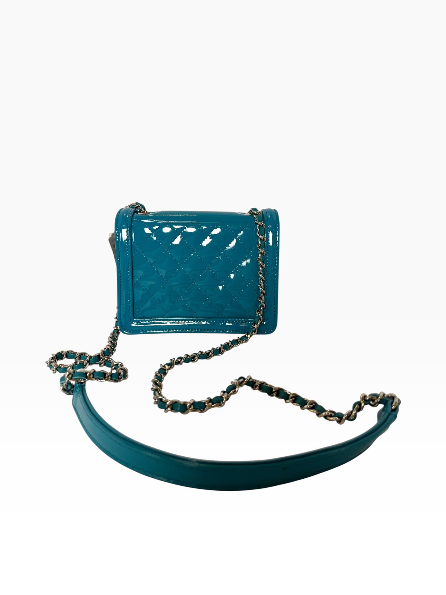 Chanel Patent Ombre Blue SHW