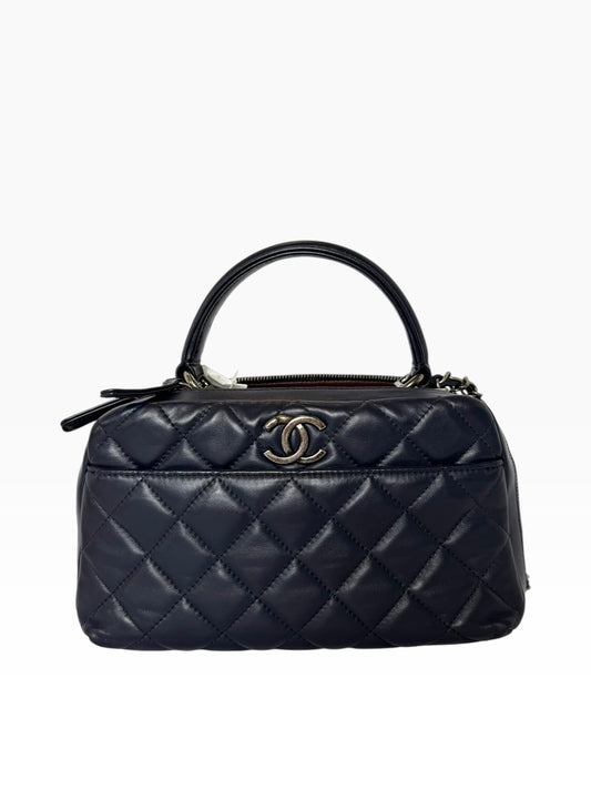 Chanel Navy Trendy Bowler RHW