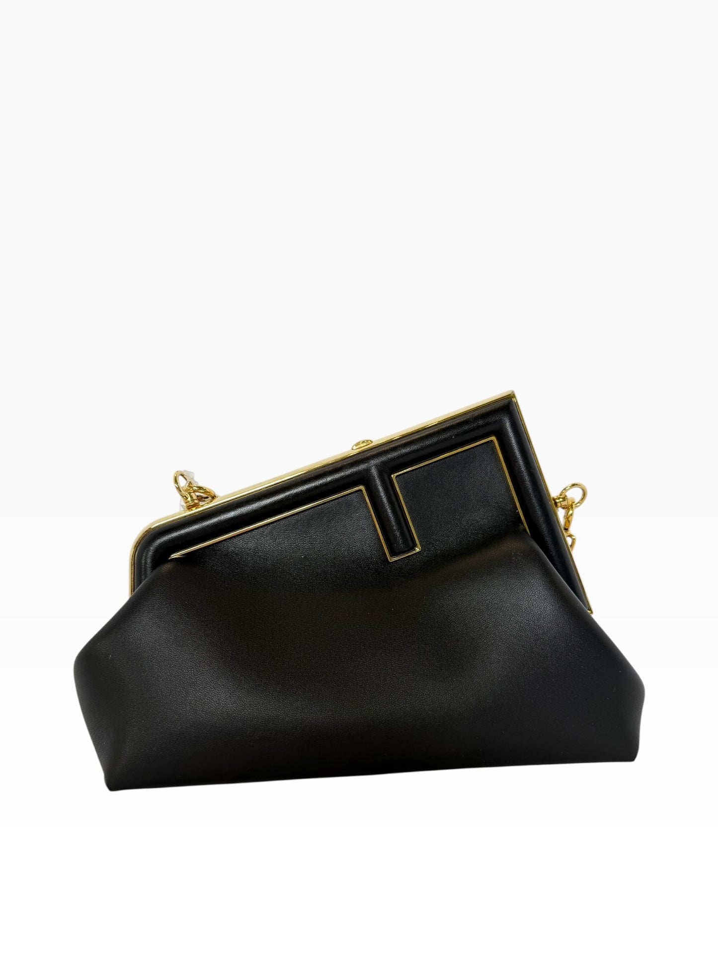 Fendi First Black Kisslock