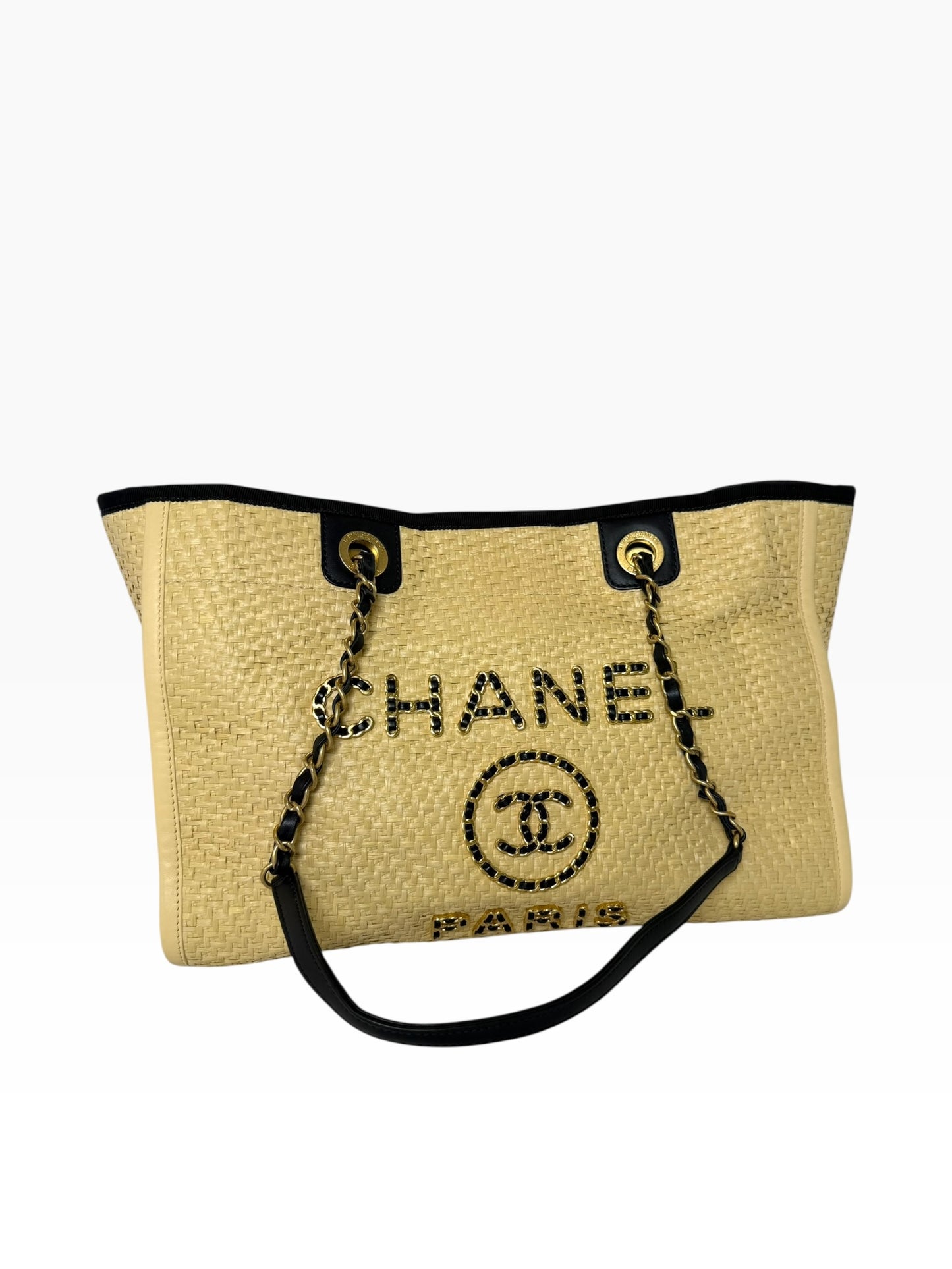 Chanel Raffia Tote