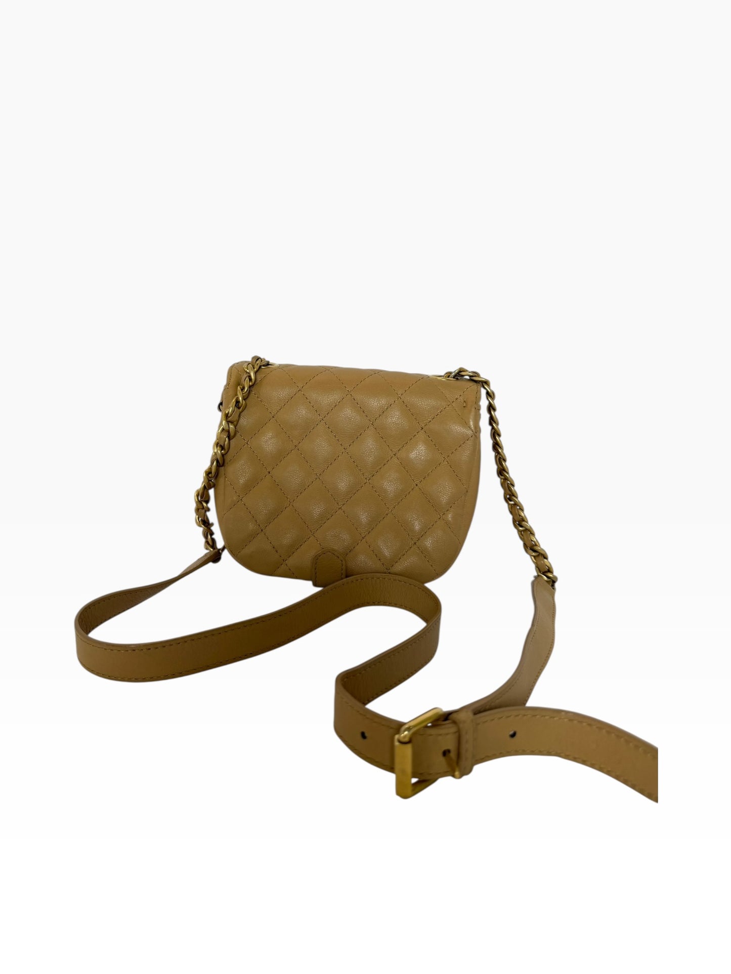 Chanel Nude Buckle Crossbody