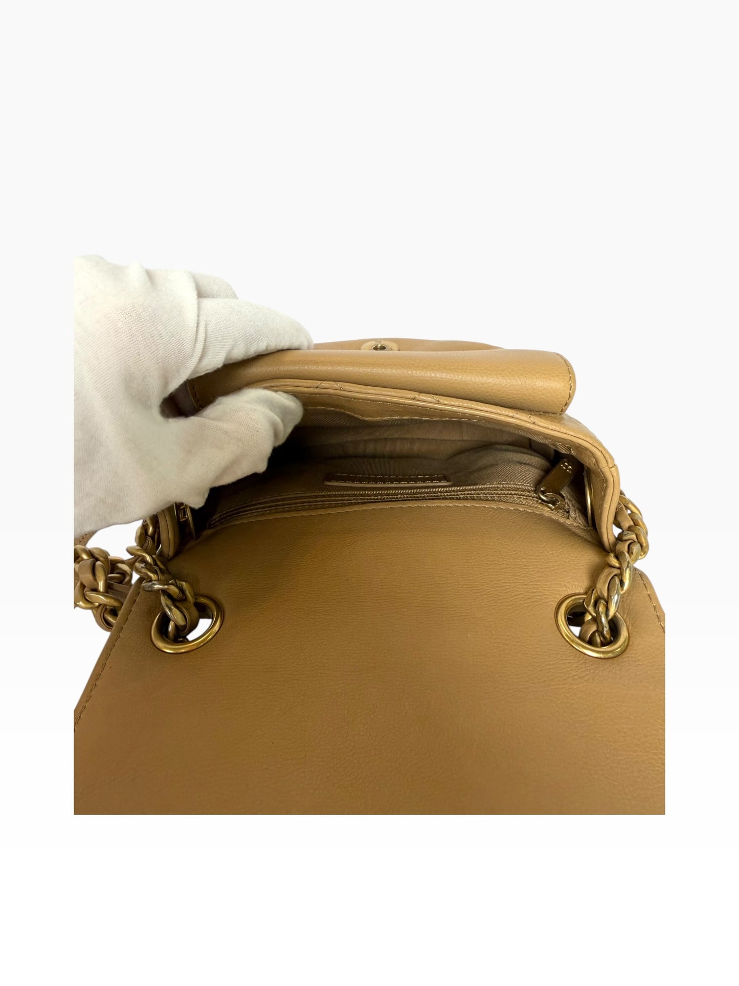 Chanel Nude Buckle Crossbody