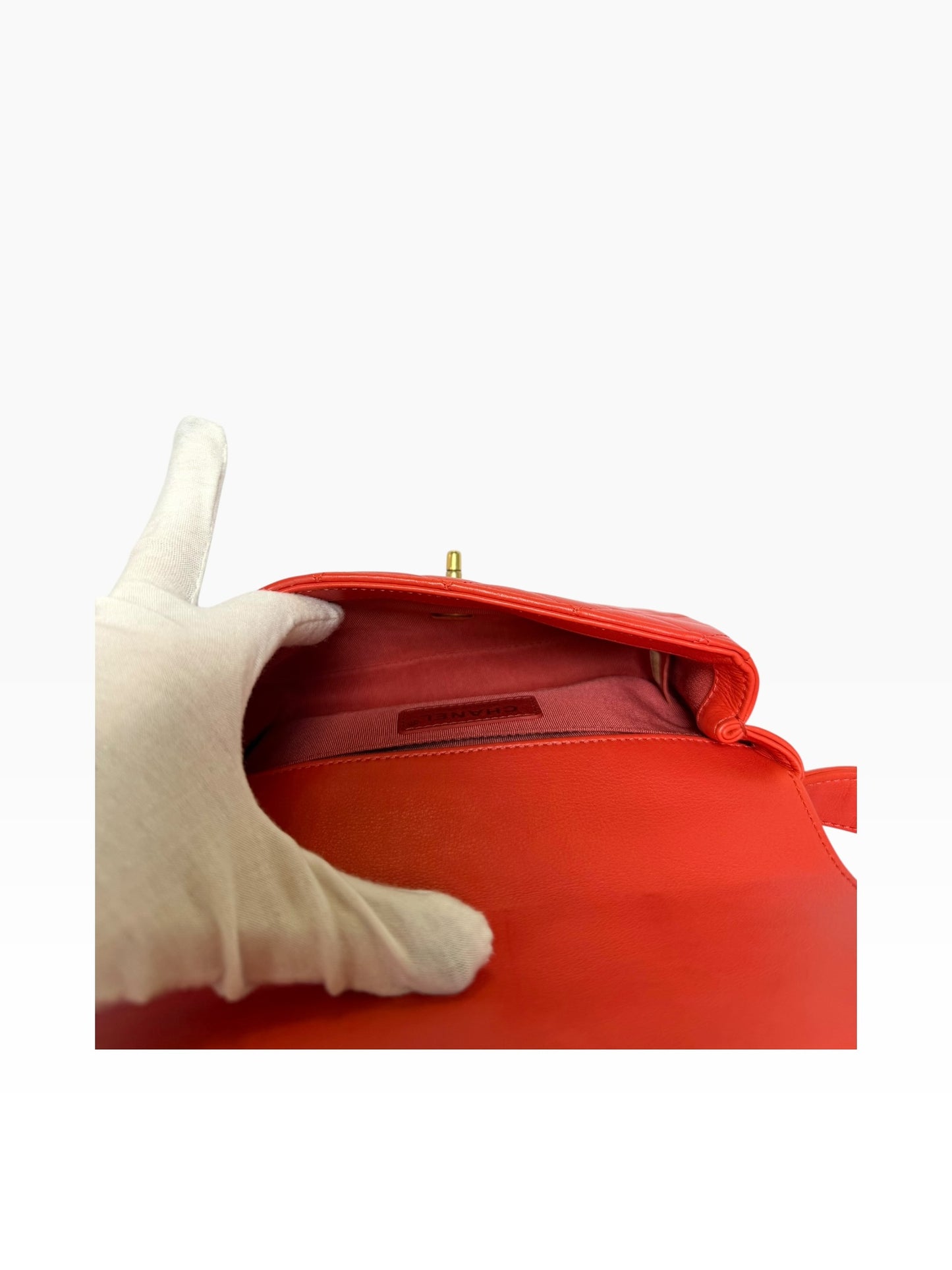 Chanel Belt Bag Red Chain Around