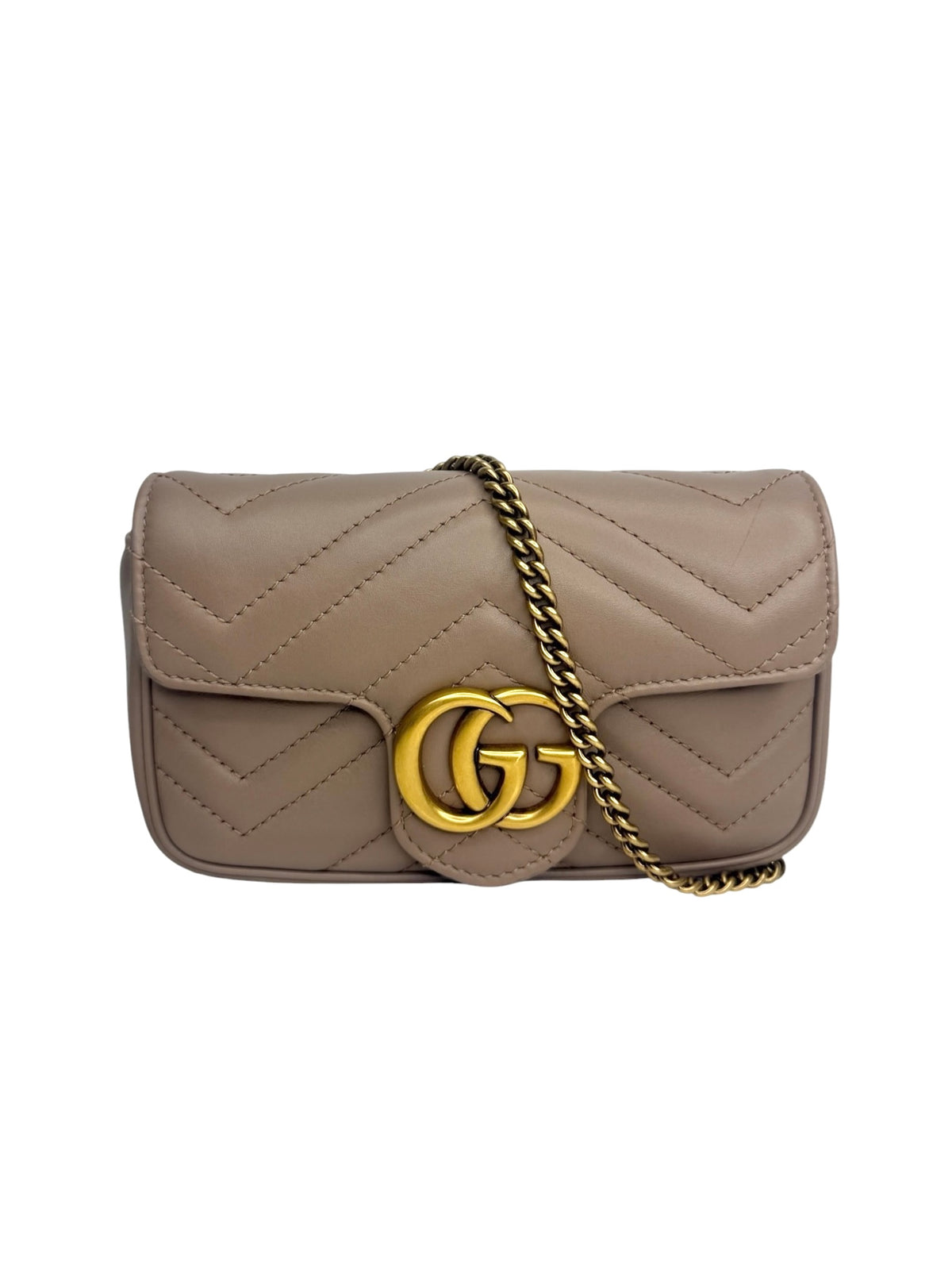 Gucci GG Marmont Super Mini Brown T9300
