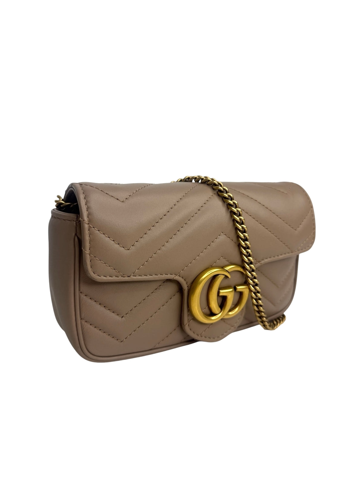 Gucci GG Marmont Super Mini Brown T9300