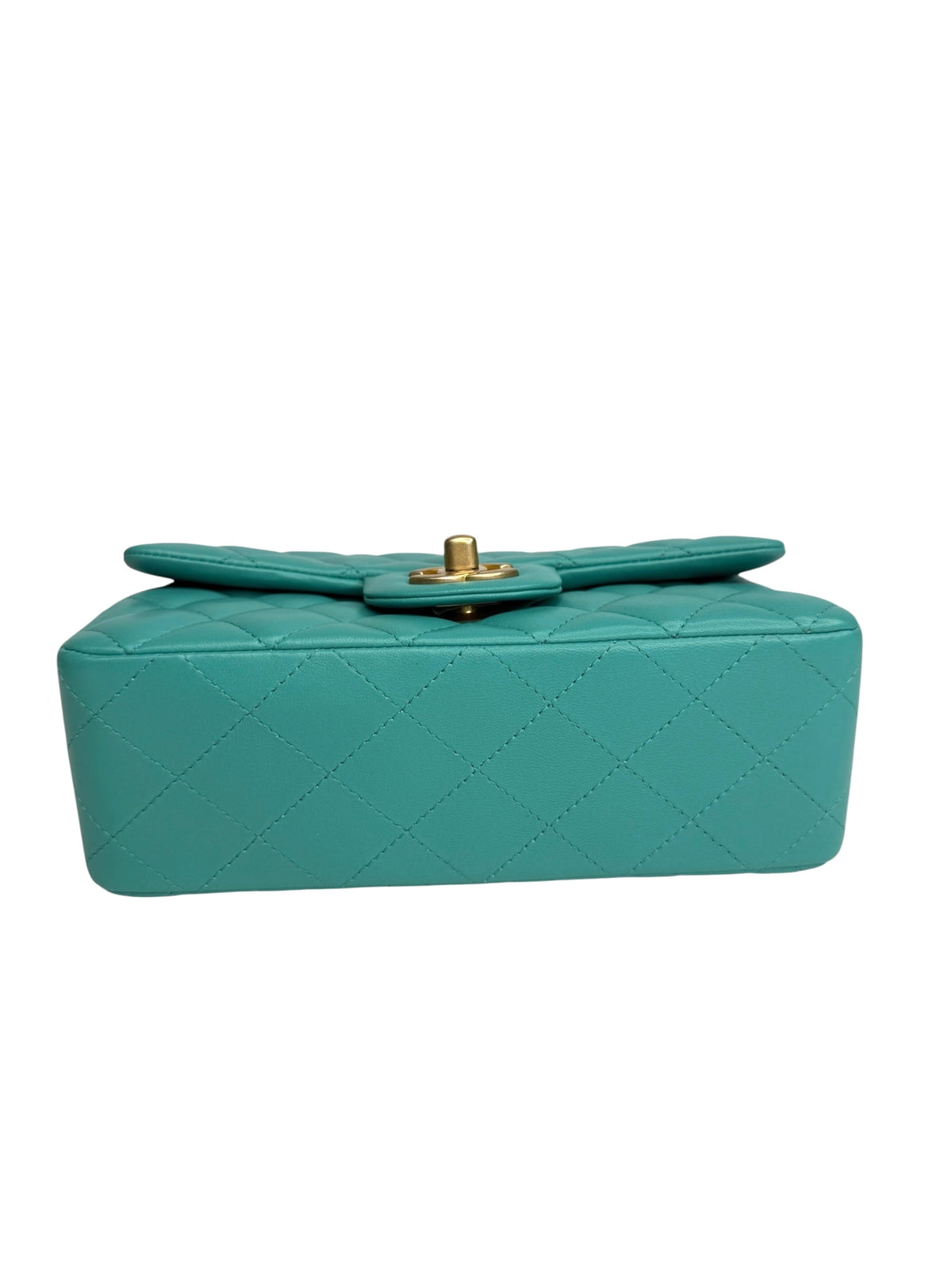 Chanel Turquoise Mini Flap T9309