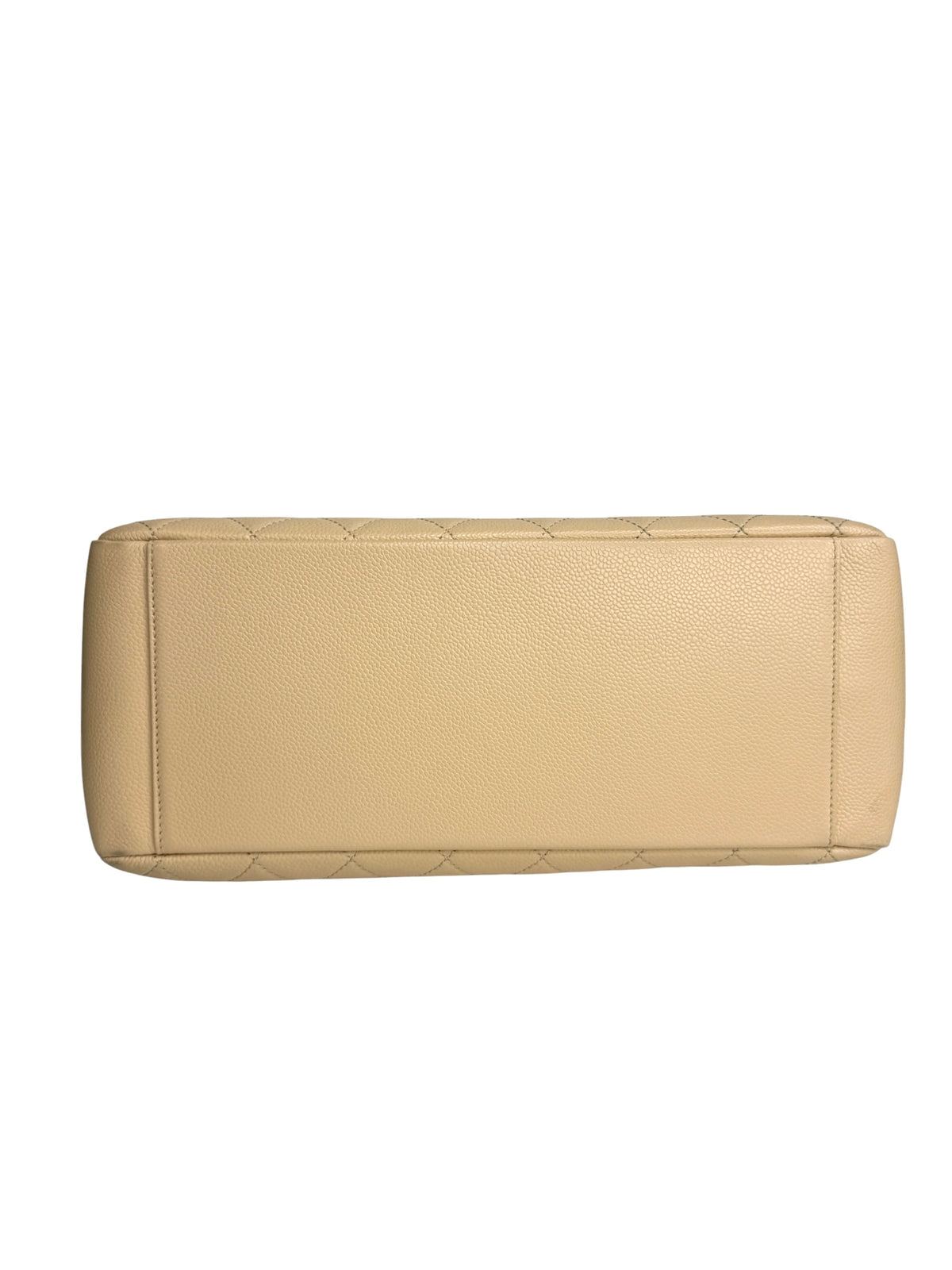 Chanel Beige Caviar Grand Shopping Tote GHW T9306