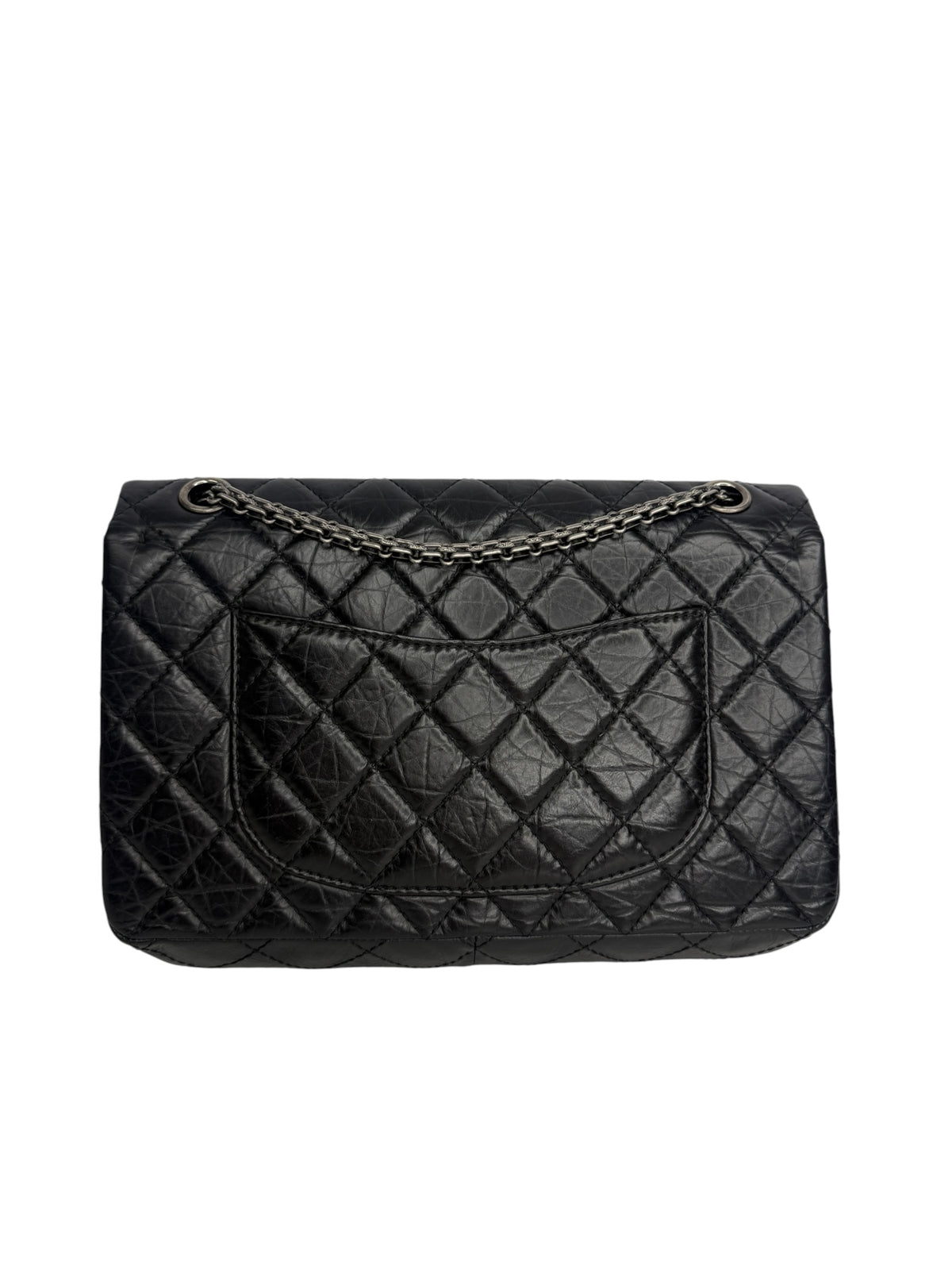Chanel Black Calfskin Reissue 255 T9268