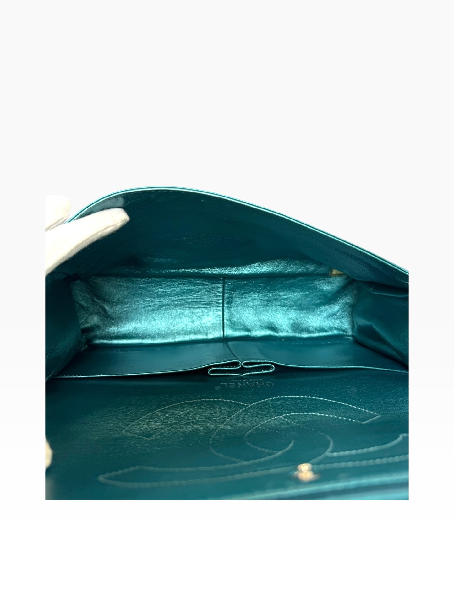 Chanel Reissue 2.55 Metallic Blue 227