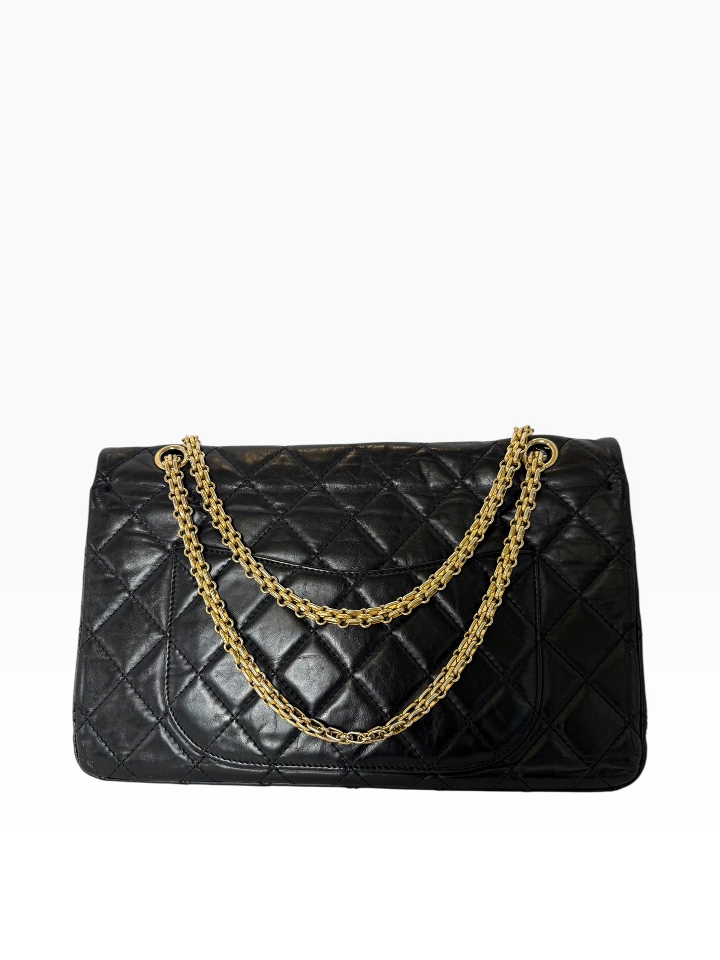 Chanel Reissue 2.55 Metallic Blue 227