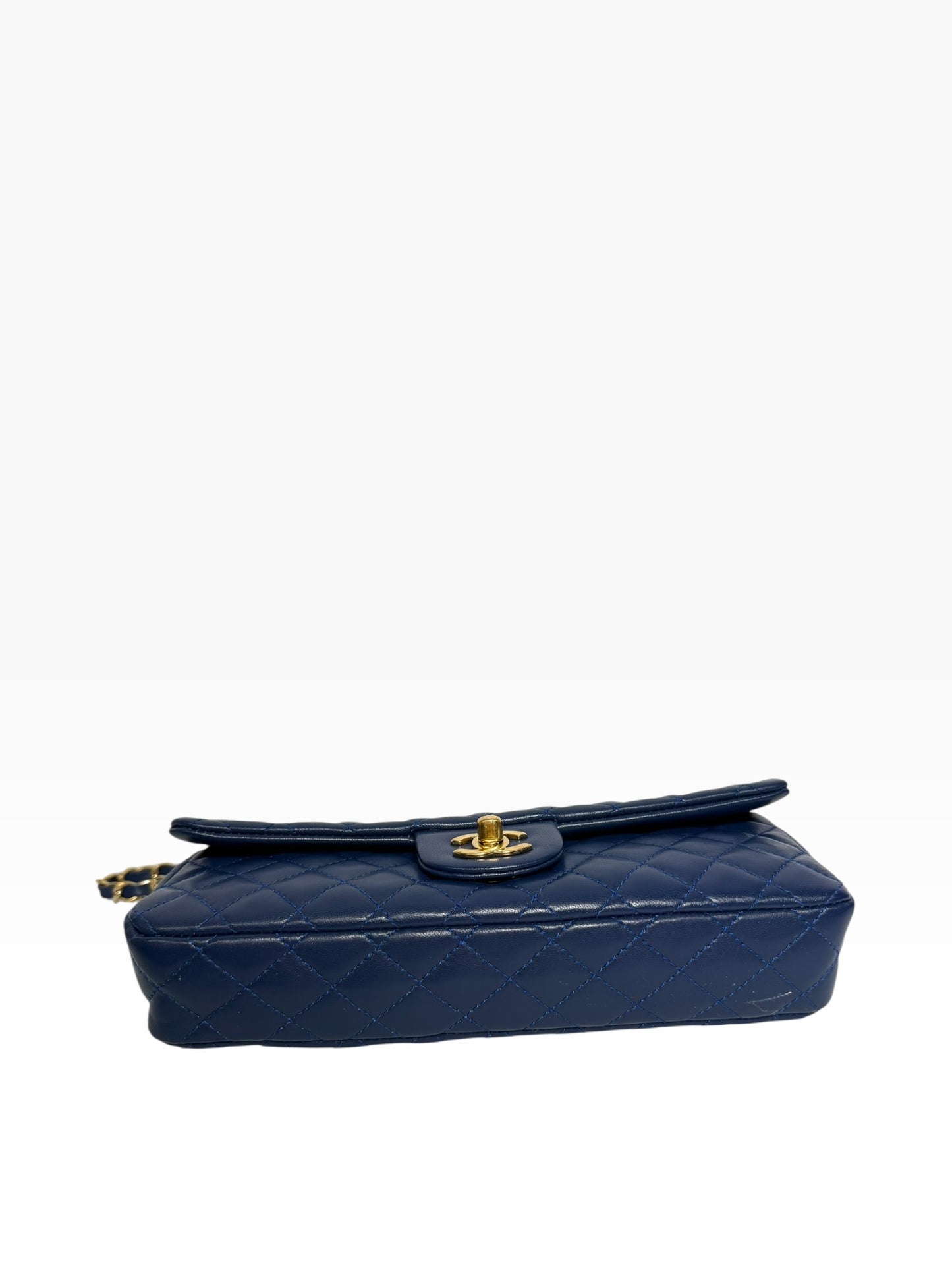 Chanel Royal Blue East/West Valentine GHW