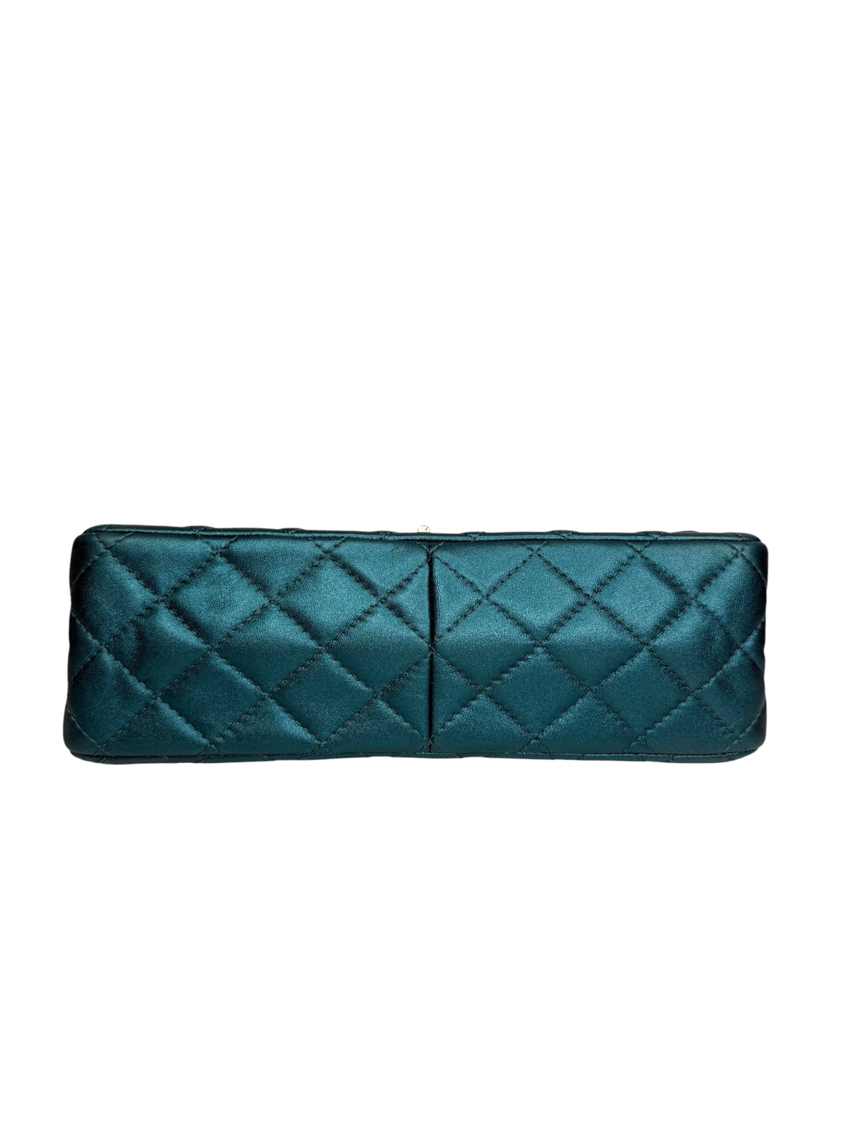 Chanel Metallic Blue Reissue 2.55 SHW T9267