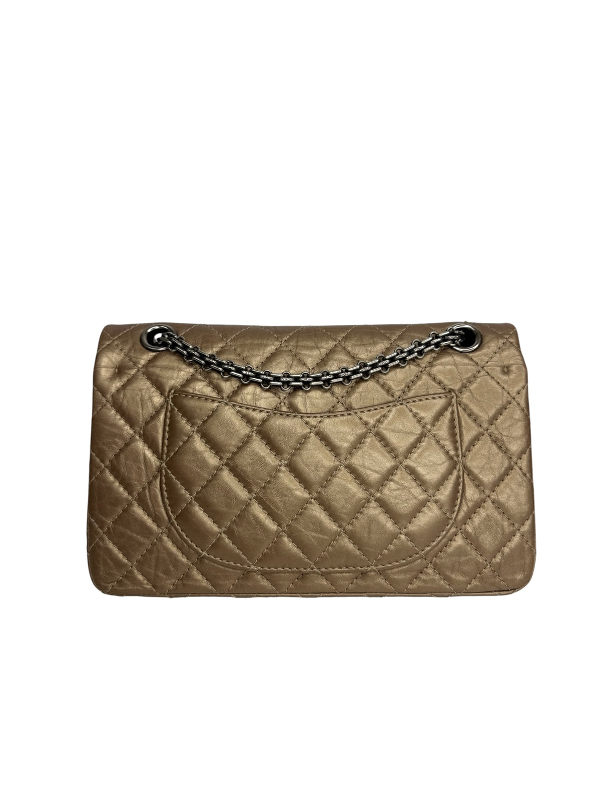 Chanel Metallic Reissue 2.55 Double Flap T9274