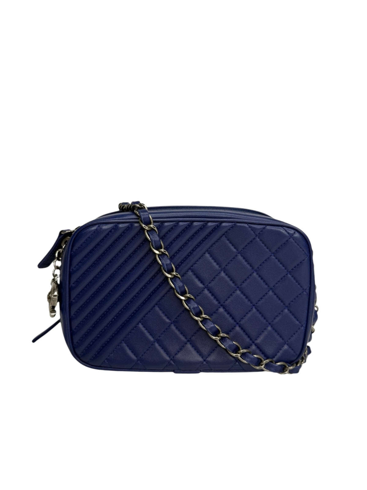 Chanel Coco Boy Camera Bag Blue T9270