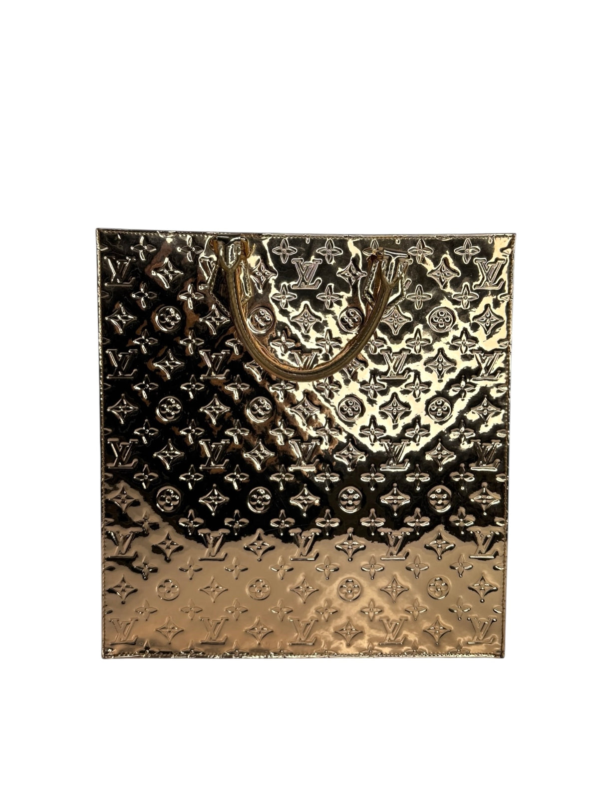Louis Vuitton Gold Monogram Miroir Sac Plat T9273