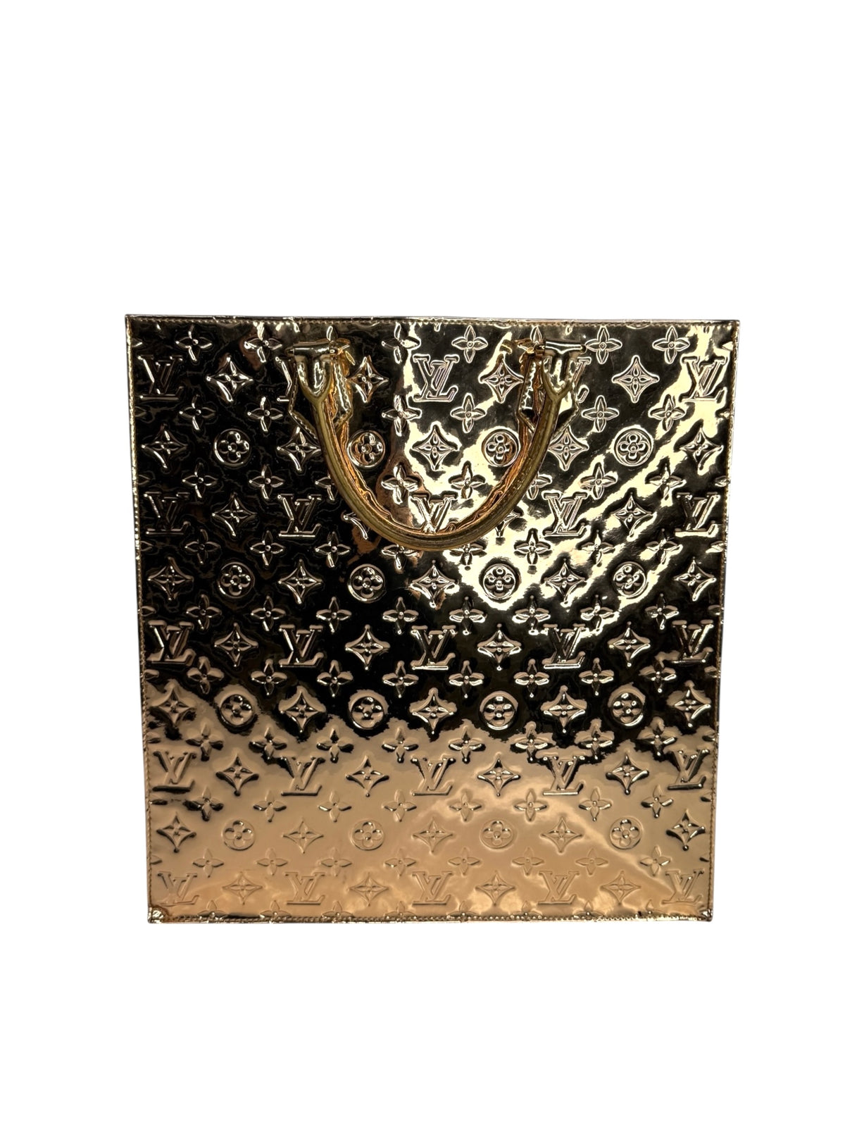 Louis Vuitton Gold Monogram Miroir Sac Plat T9273