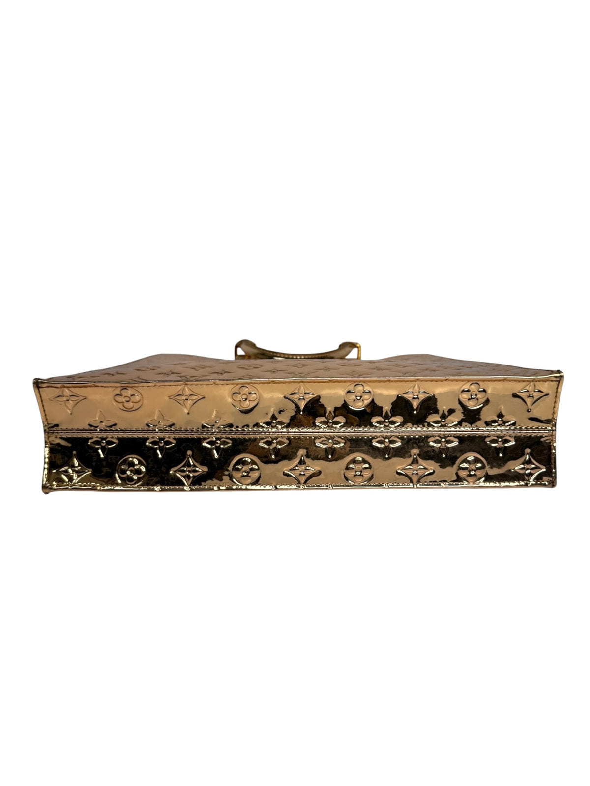 Louis Vuitton Gold Monogram Miroir Sac Plat T9273