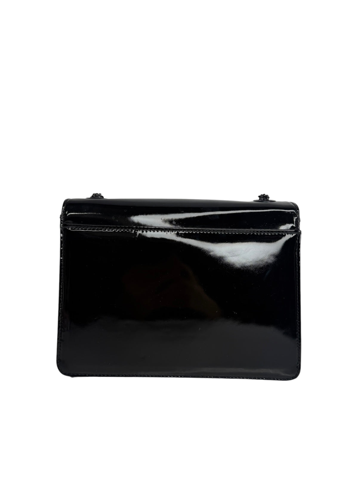 Chanel Black Patent Square Reissue Flap T9276