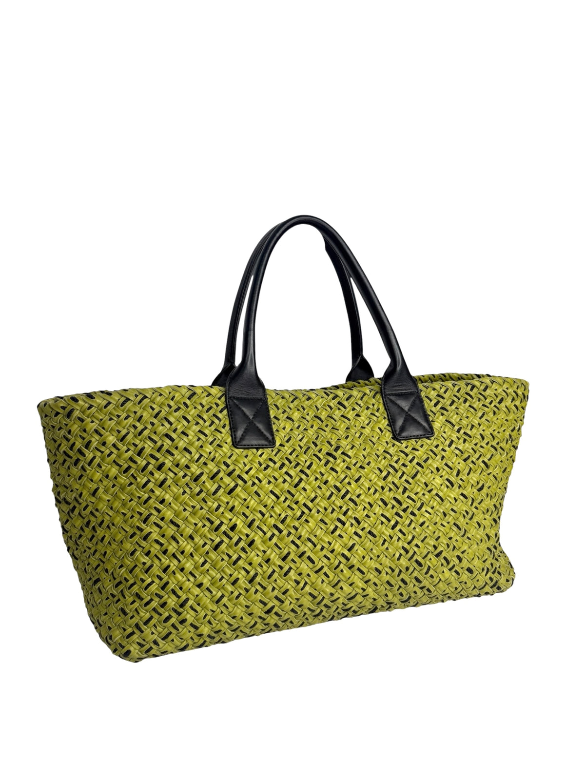 Bottega Veneta Intrecciato Green Cabat Tote T9271