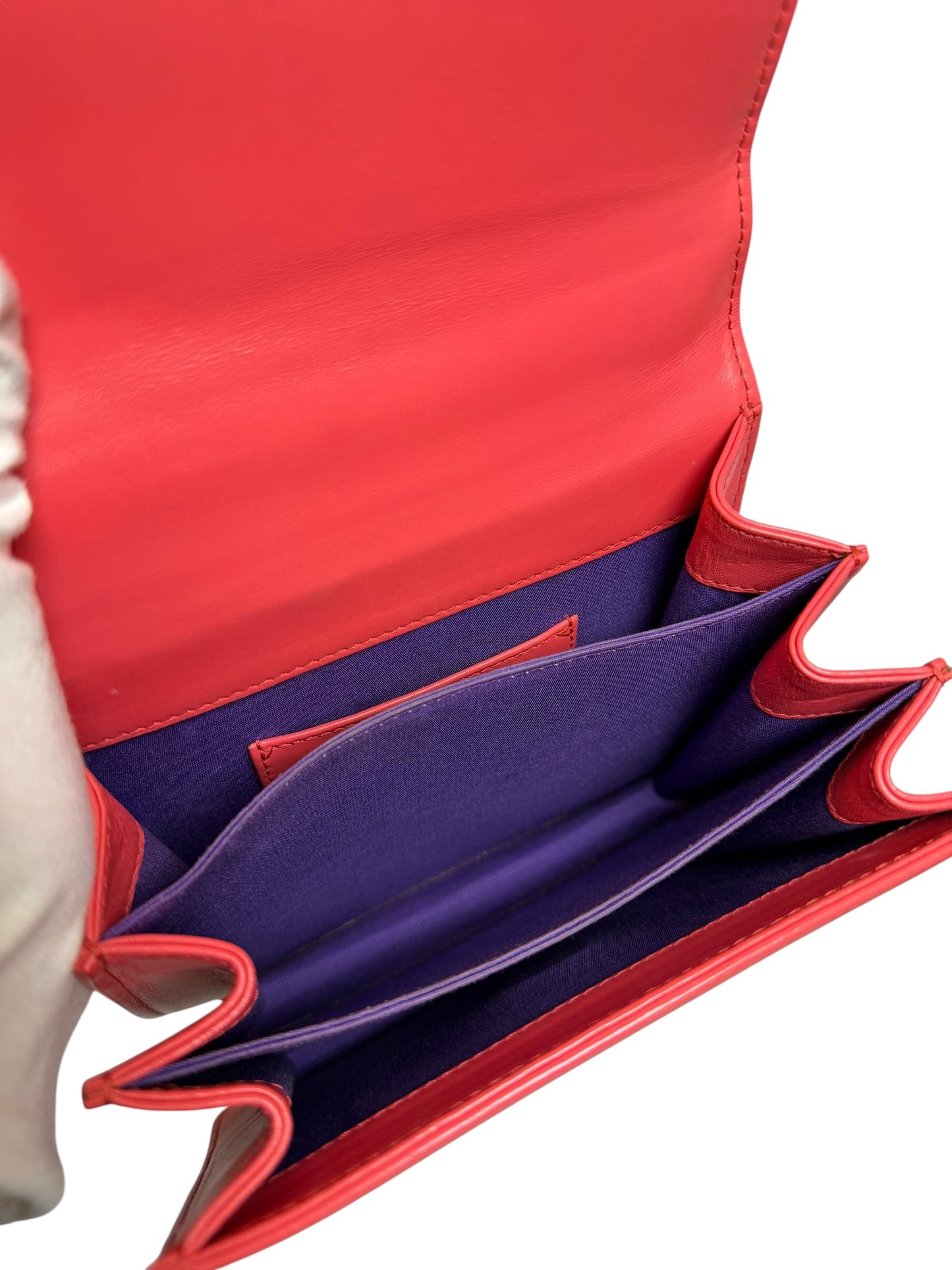 Bvlgari Pink Stingray Top Handle Small